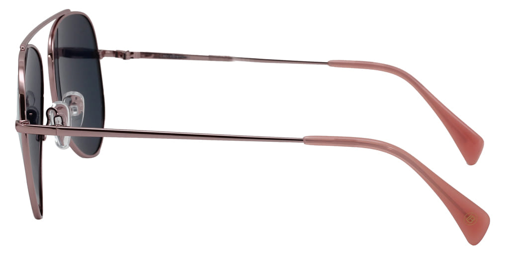Lancebremmer 1018C Sunglass Pink Unisex Full Metal Sunglass — Pink frame — view 4