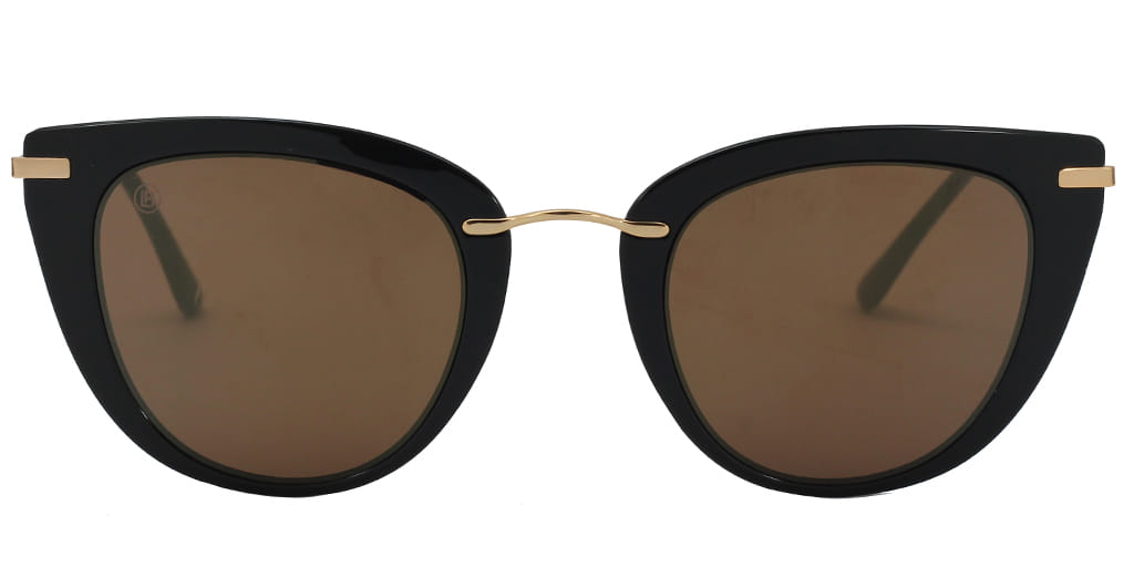 Lancebremmer 1218C Sunglass Black Female Full Metal — Tortoise frame