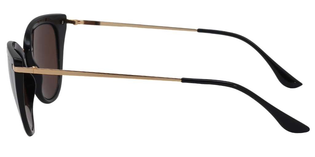 Lancebremmer 1218C Sunglass Black Female Full Metal Sunglass — view 4