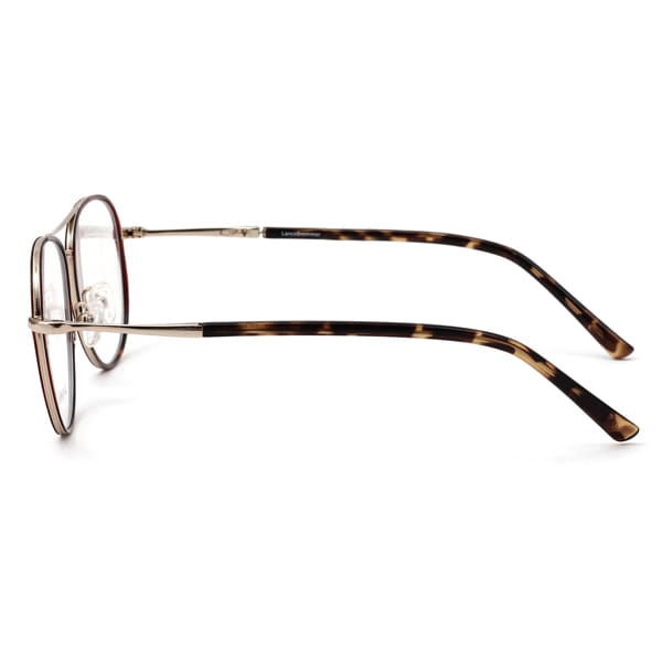Lancebremmer 2418C Frame Gold Male Full Metal Frame — view 4