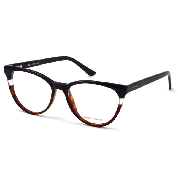 Lancebremmer 2418D Frame Violet Female Full Shell — Black frame