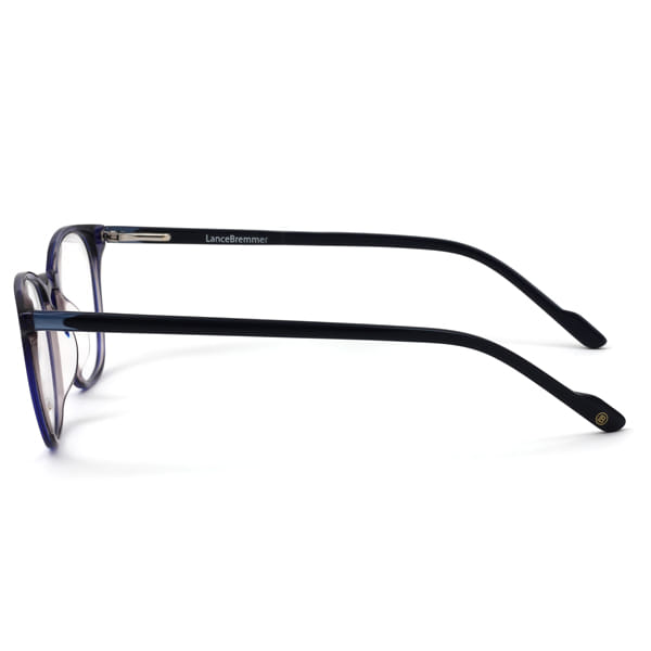Lancebremmer 2518D Frame Blue Unisex Full Shell Frame — view 4