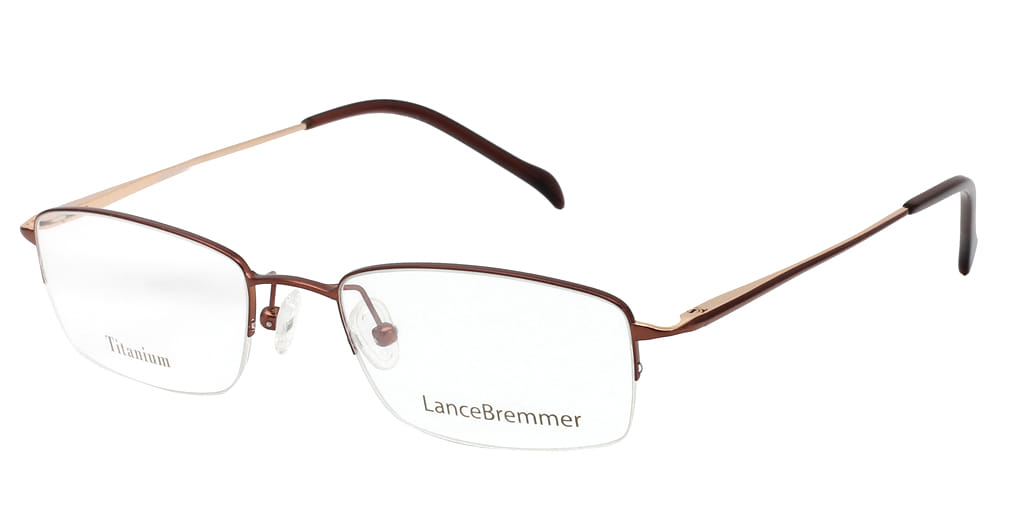 Lancebremmer 0715TS Frame Brown Unisex Supra Titanium Frame — view 2