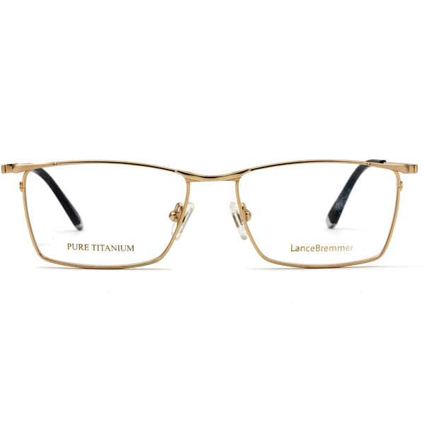 Lancebremmer 1080 Frame Gold Male Full Titanium Frame — Gold frame — view 3