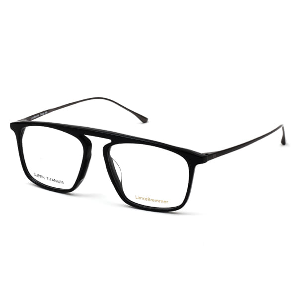 Lancebremmer 1118D Frame Black Male Full Titanium — Black frame