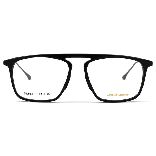 Lancebremmer 1118D Frame Black Male Full Titanium — Black frame