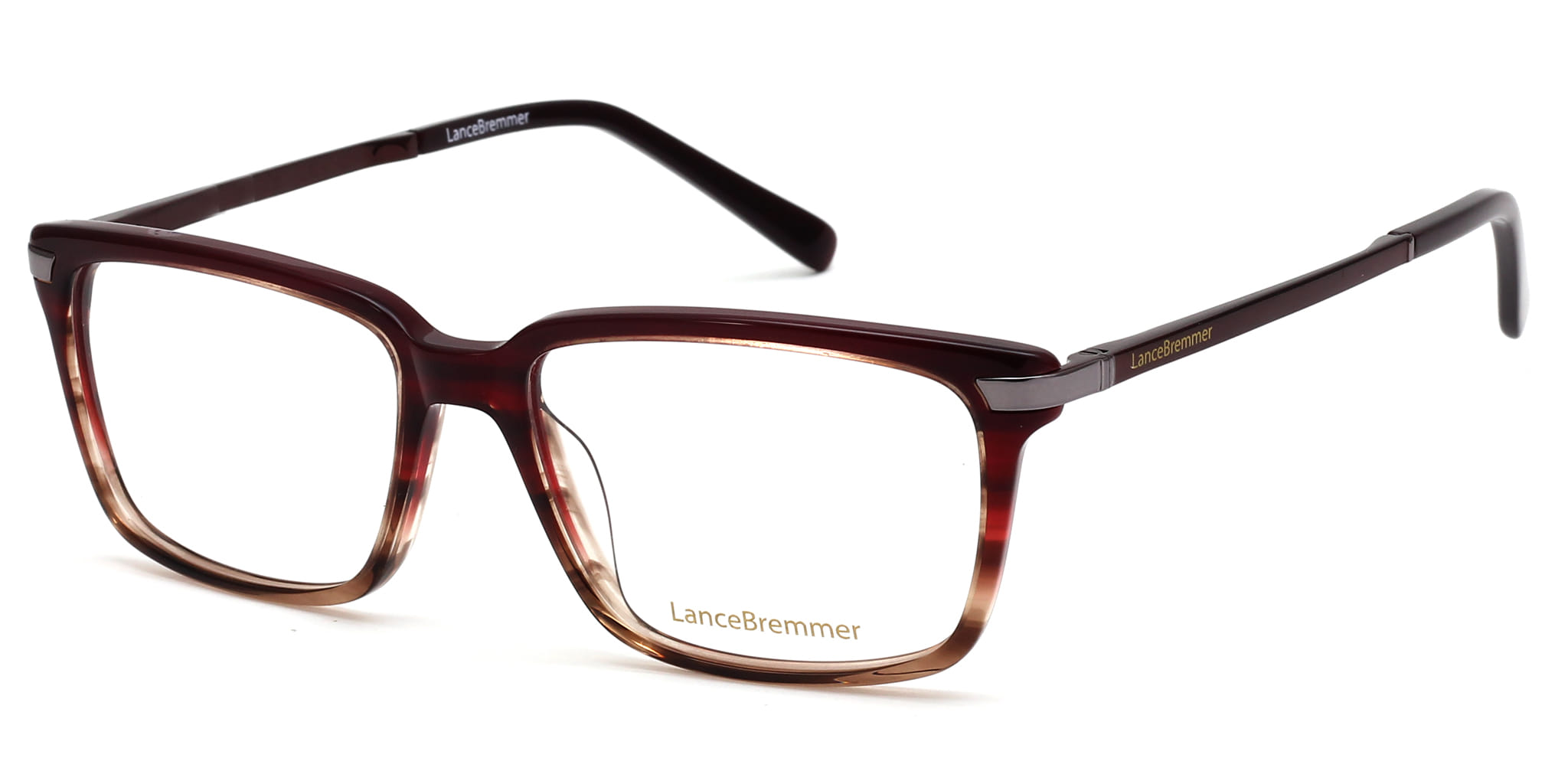 Lancebremmer 0319A Frame Brown Male Full Metal Frame — Brown frame — view 2