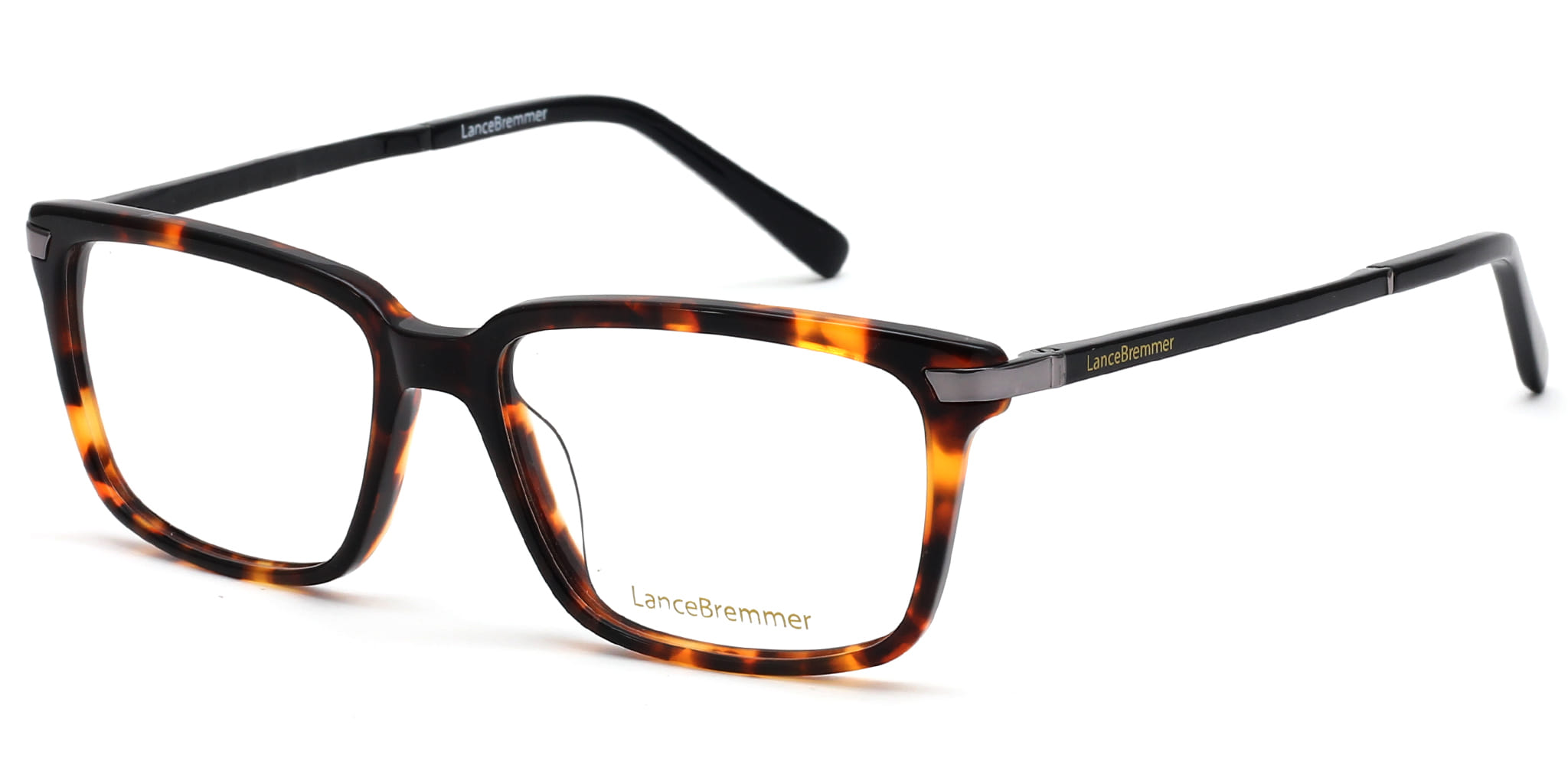 Lancebremmer 0319A Frame Tortoise Male Full Metal Frame — view 2