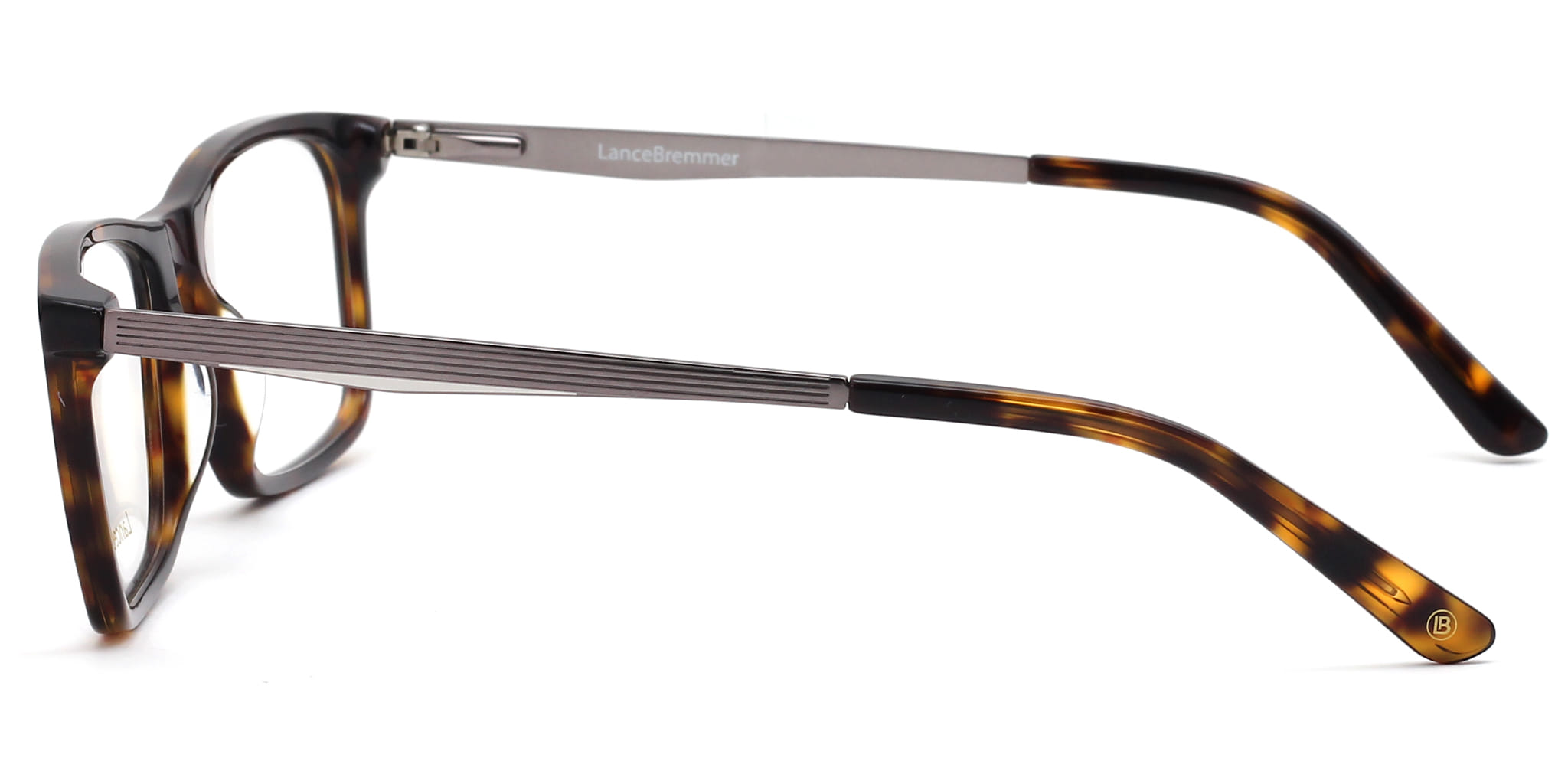 Lancebremmer 0419A Frame Tortoise Male Full Metal Frame — Tortoise frame — view 4