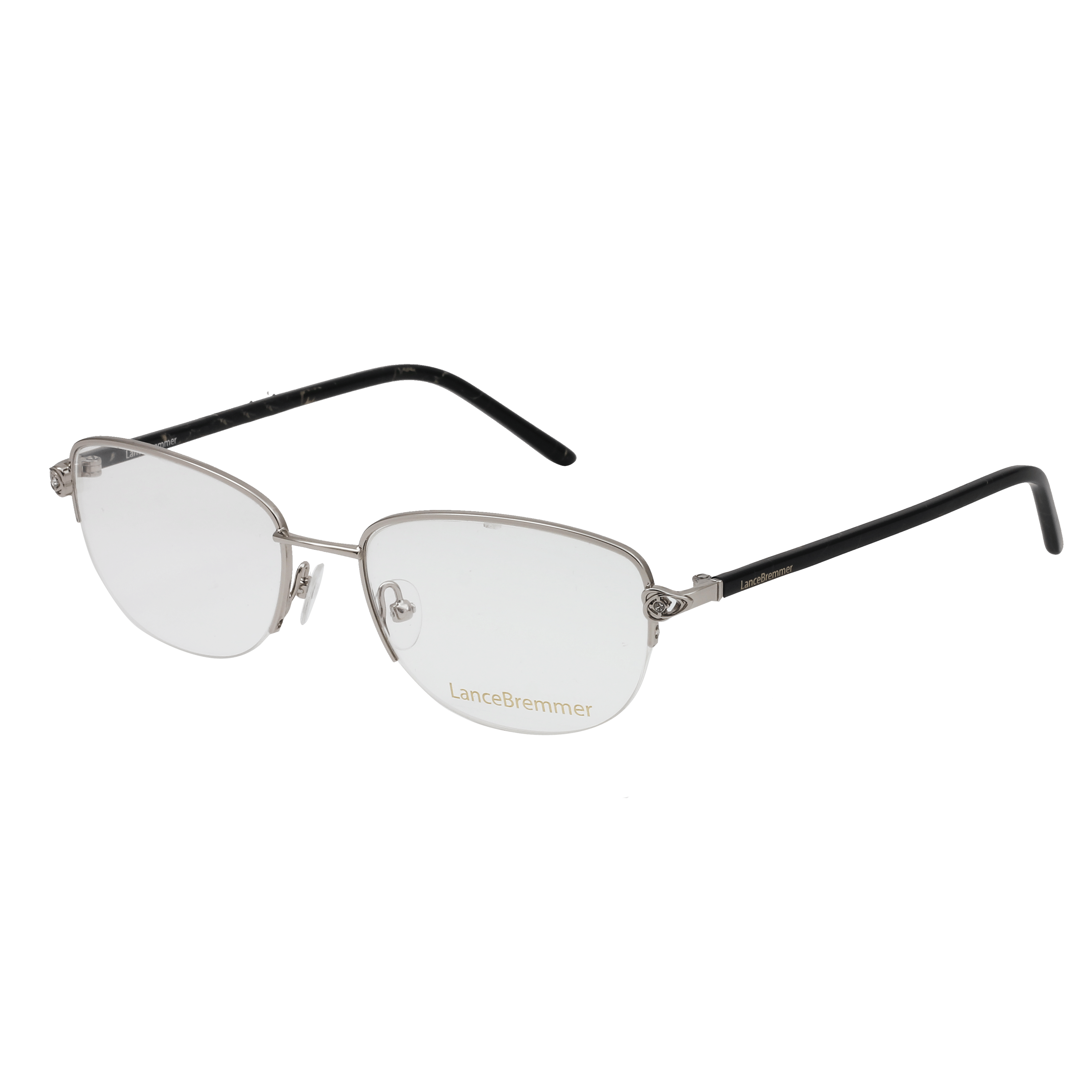 Lancebremmer 2618E Frame Silver Female Supra Shell — Silver frame