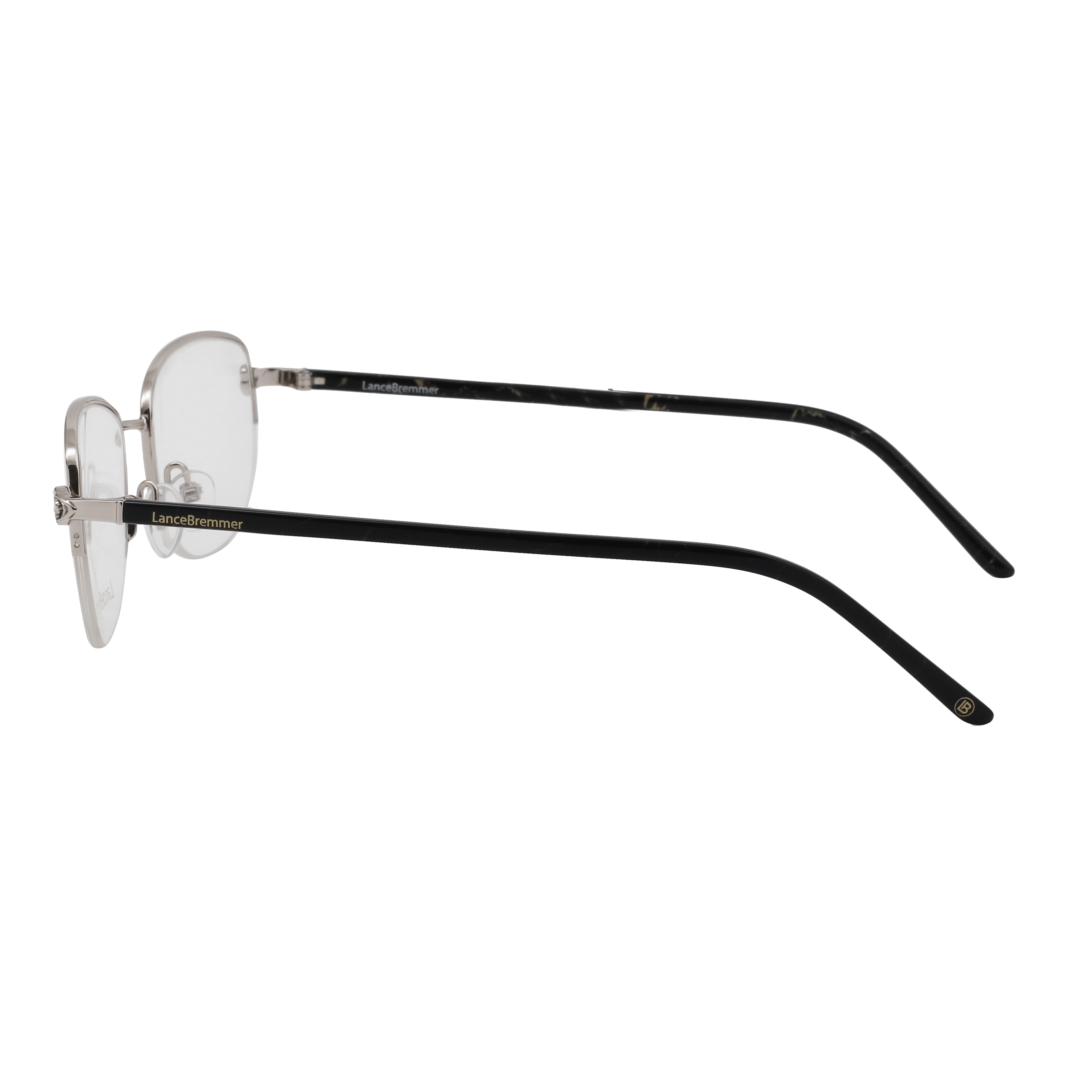 Lancebremmer 2618E Frame Silver Female Supra Shell Frame — Silver frame — view 3