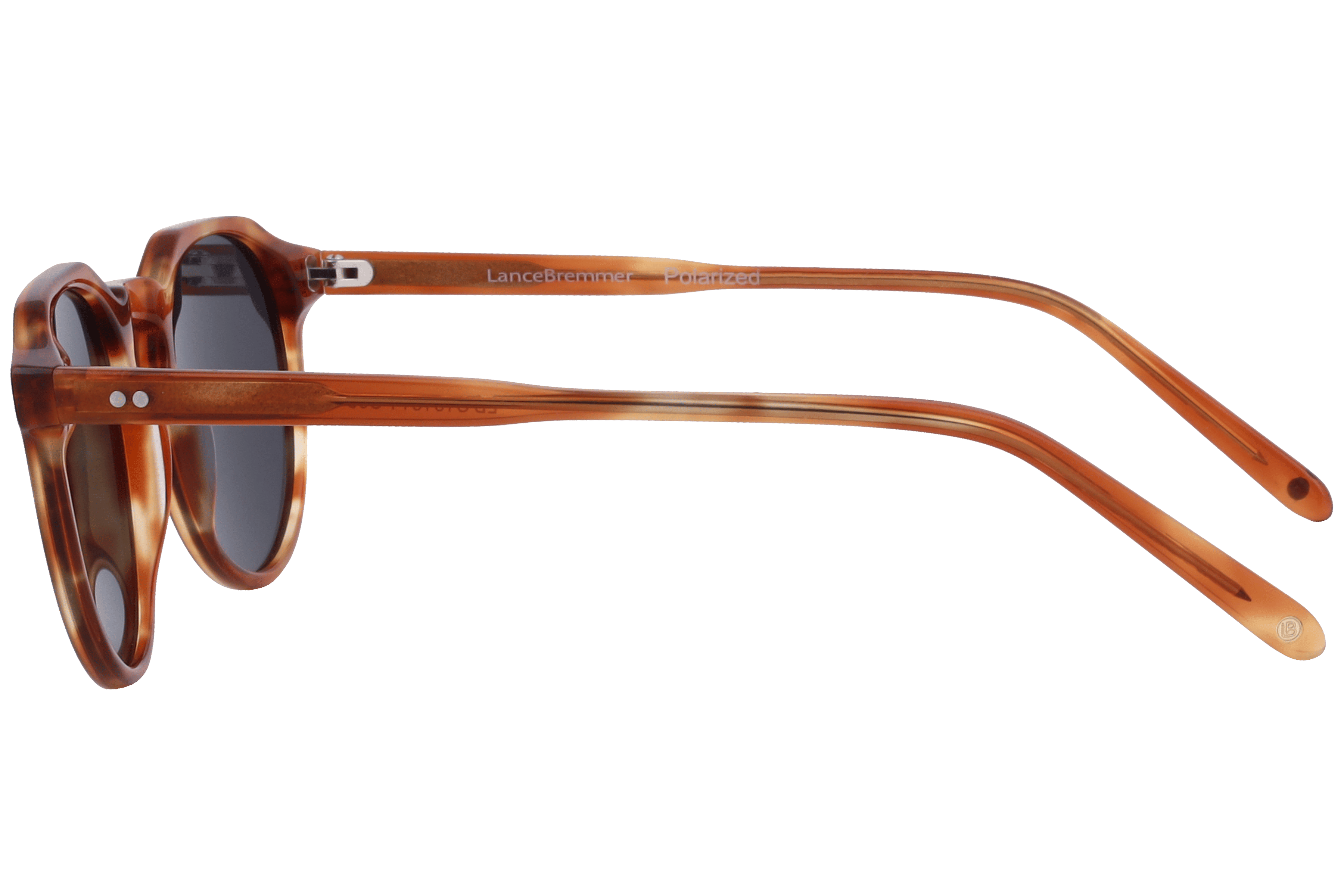 Lancebremmer 1318TT Sunglass Brown Male Full Shell Sunglass — Brown frame — view 3