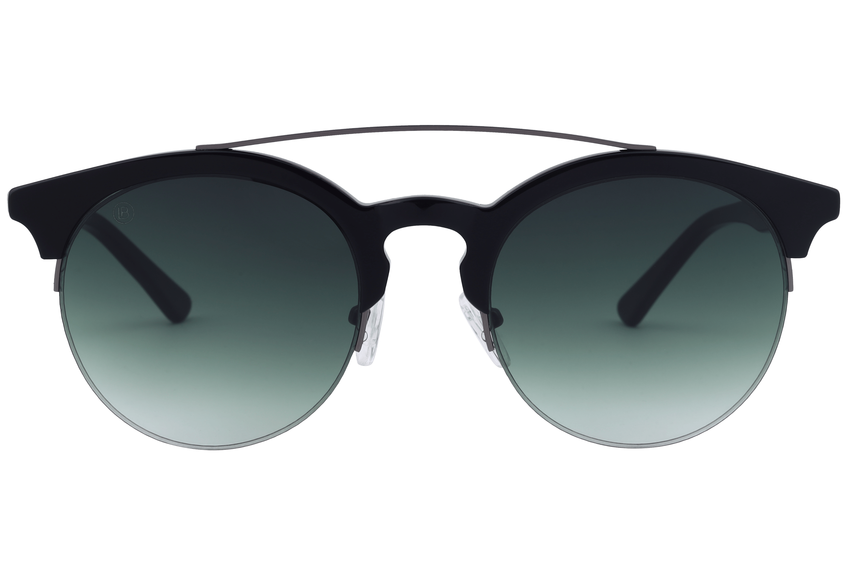 Lancebremmer 1418TT Sunglass Black Male Supra Shell Sunglass — Black frame — view 2