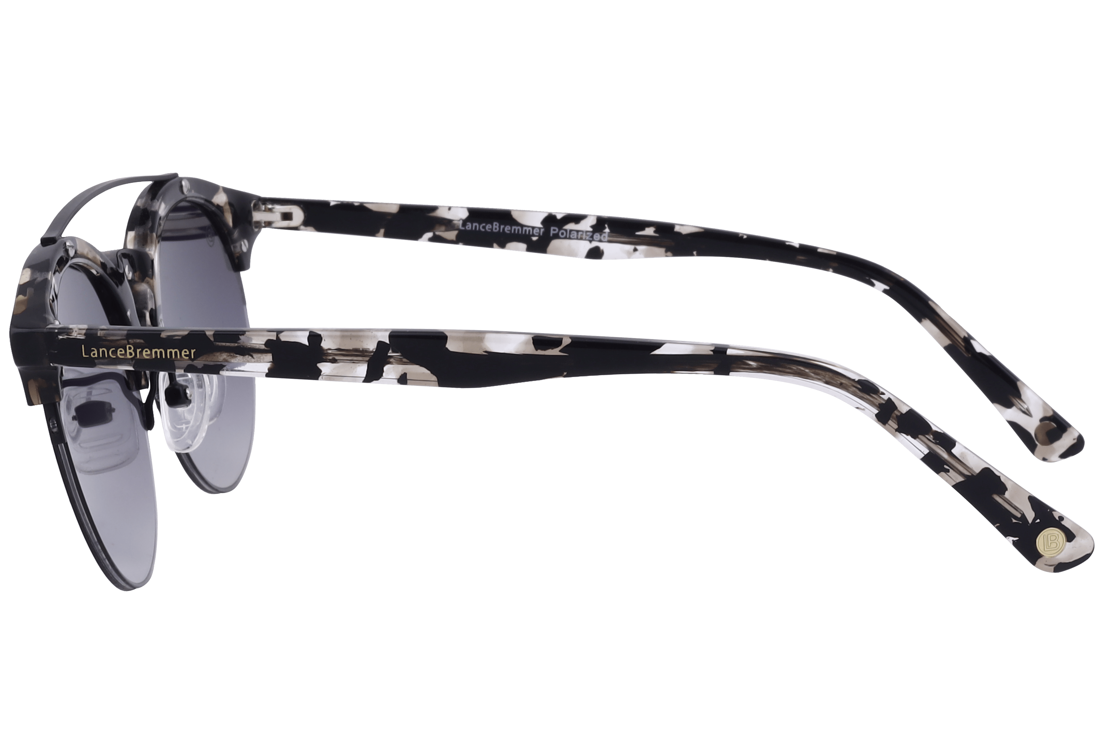 Lancebremmer 1418TT Sunglass Tortoise Male Supra Shell Sunglass — Tortoise frame — view 3