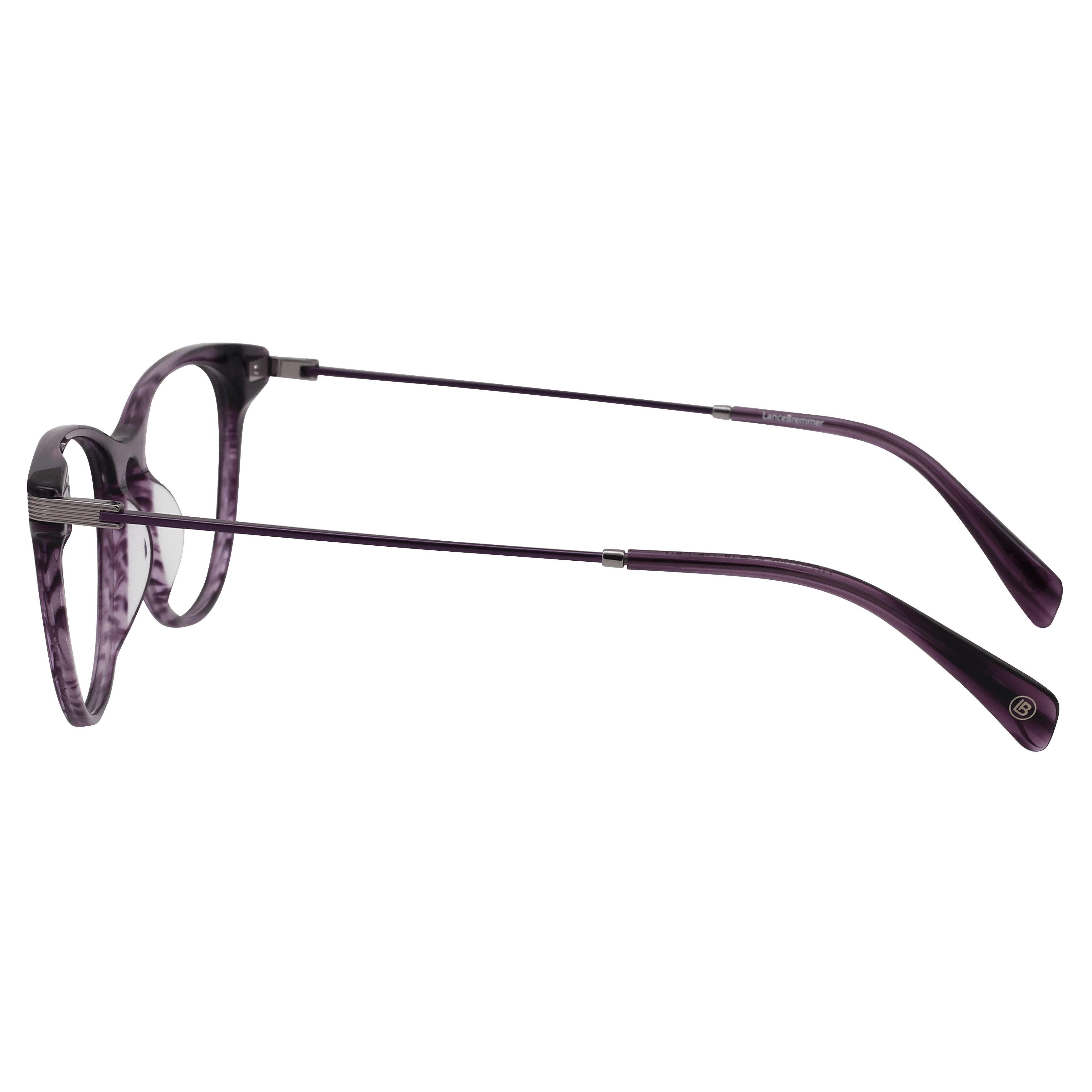 Lancebremmer 0419D Frame Purple Female Full Metal Frame — Purple frame — view 3