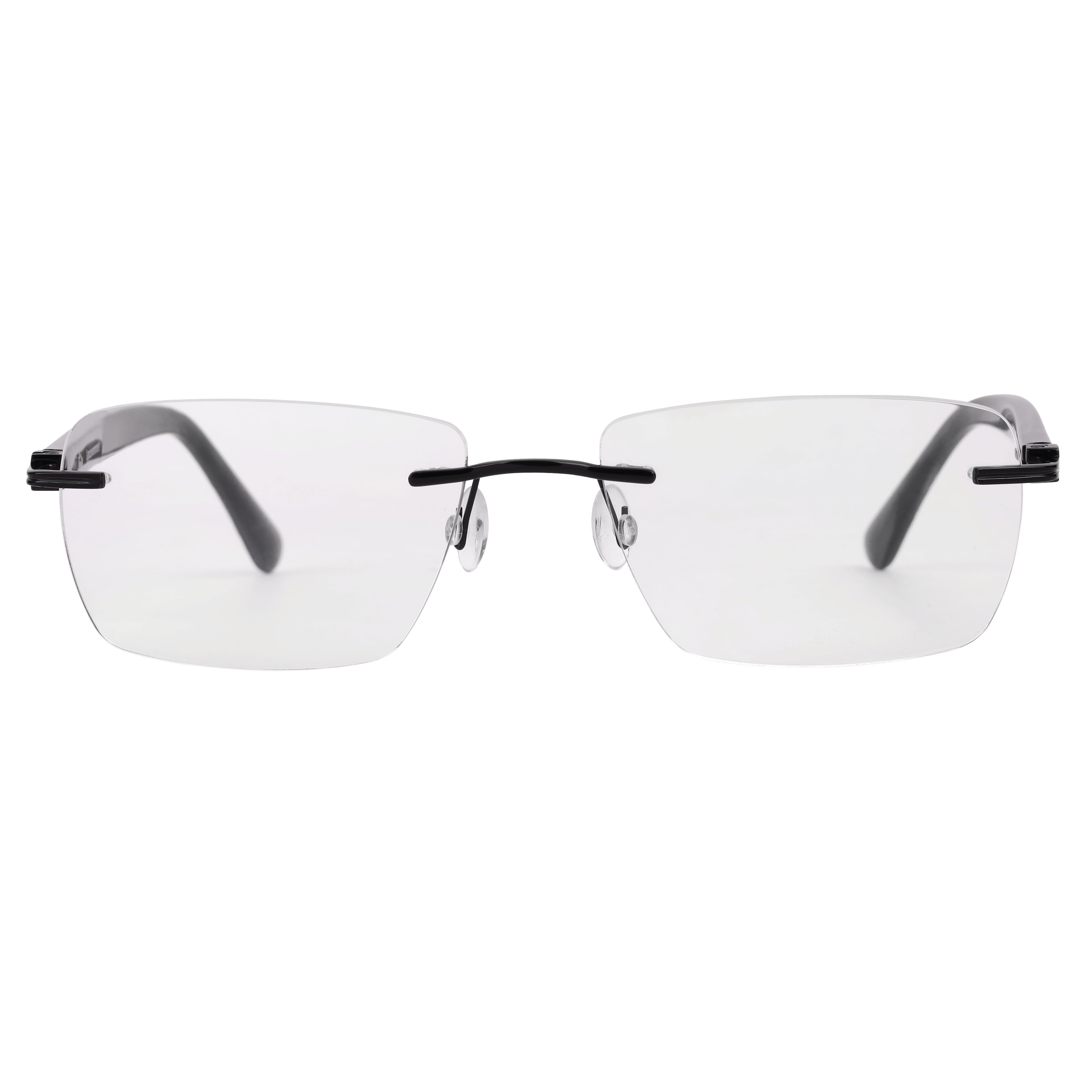 Lancebremmer 0919D Frame Black Male RimLess Shell Frame — Black frame — view 1