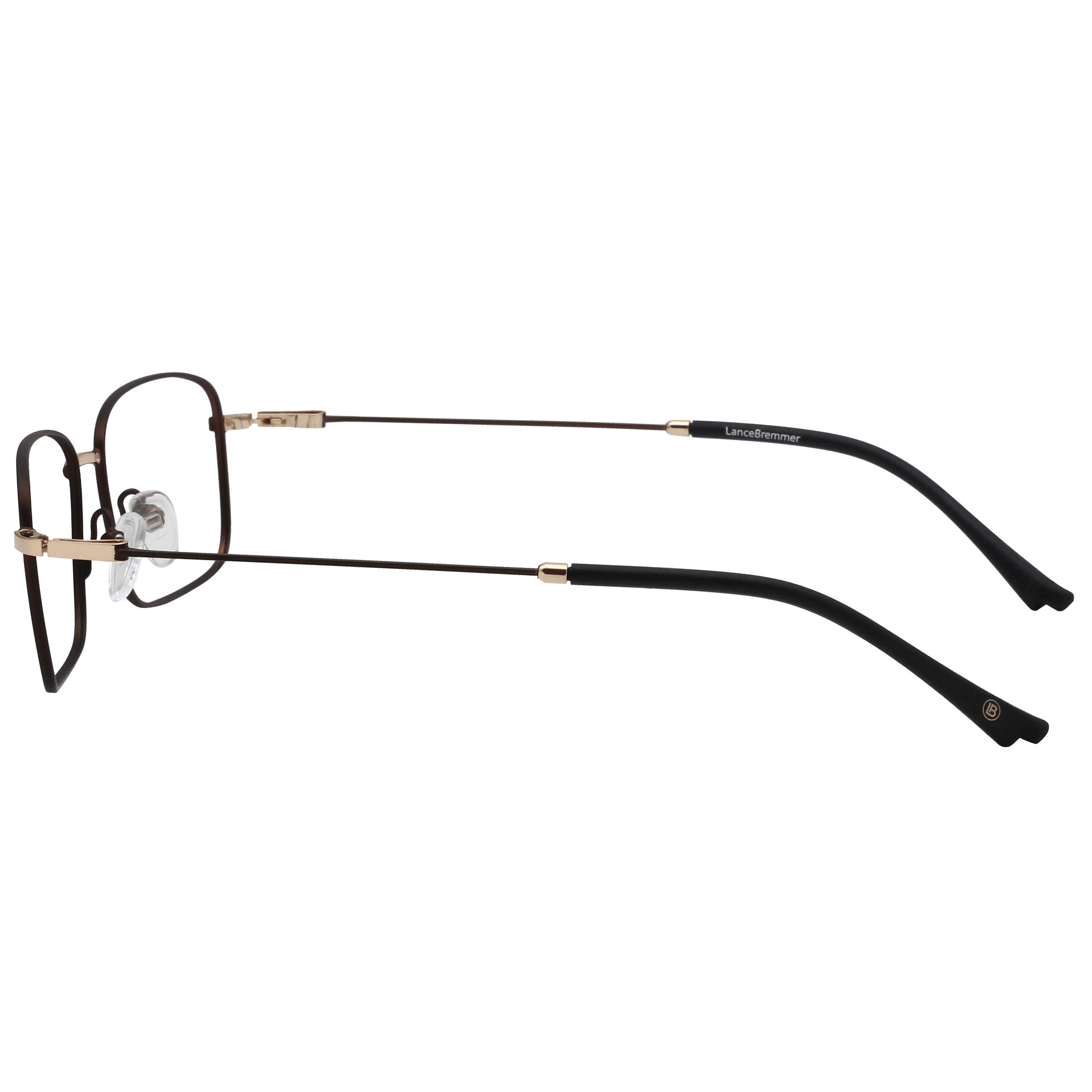 Lancebremmer 9782 Frame Brown Unisex Full Metal Frame — Brown frame — view 3