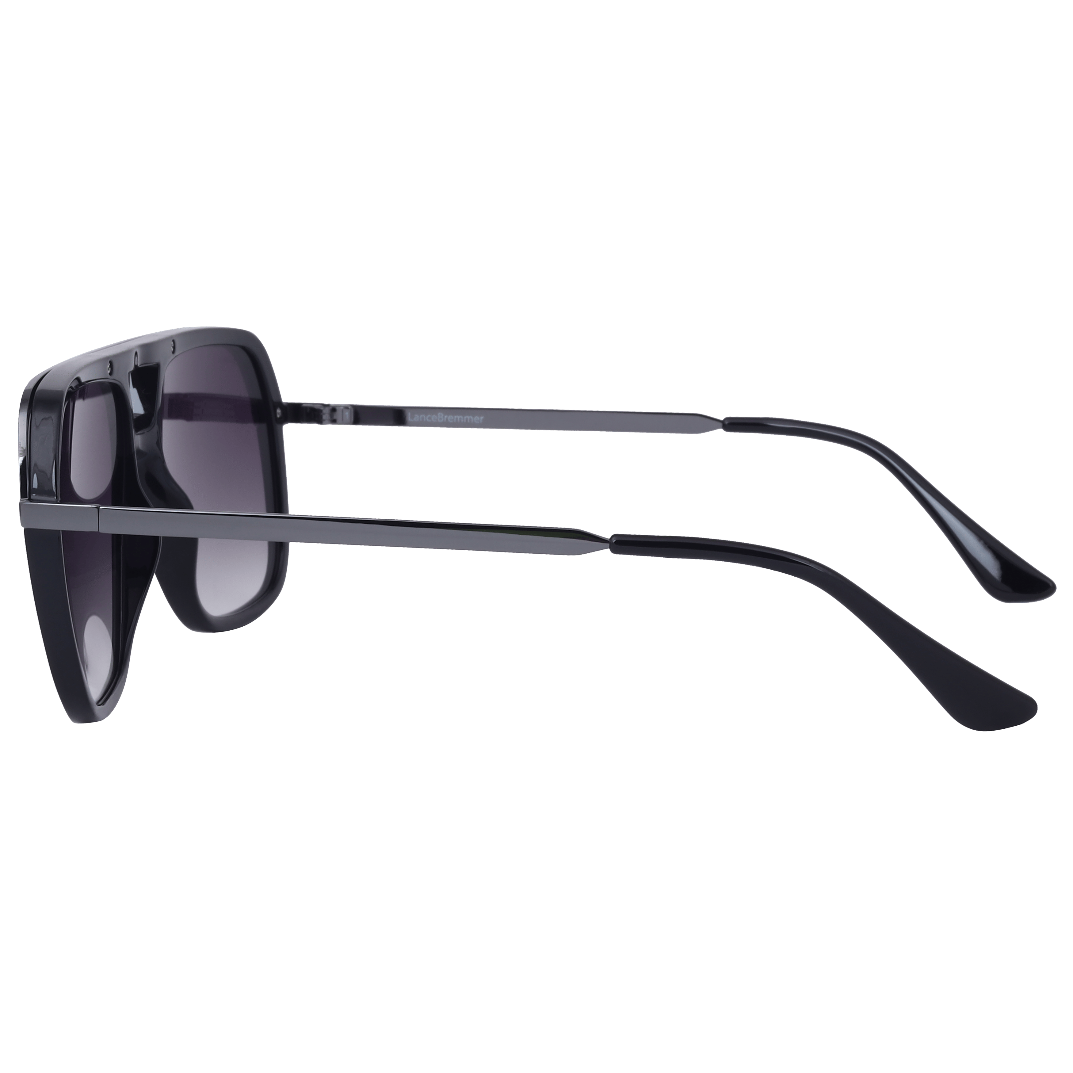 Lancebremmer S891 Sunglass Black Male Full Metal Sunglass — view 3