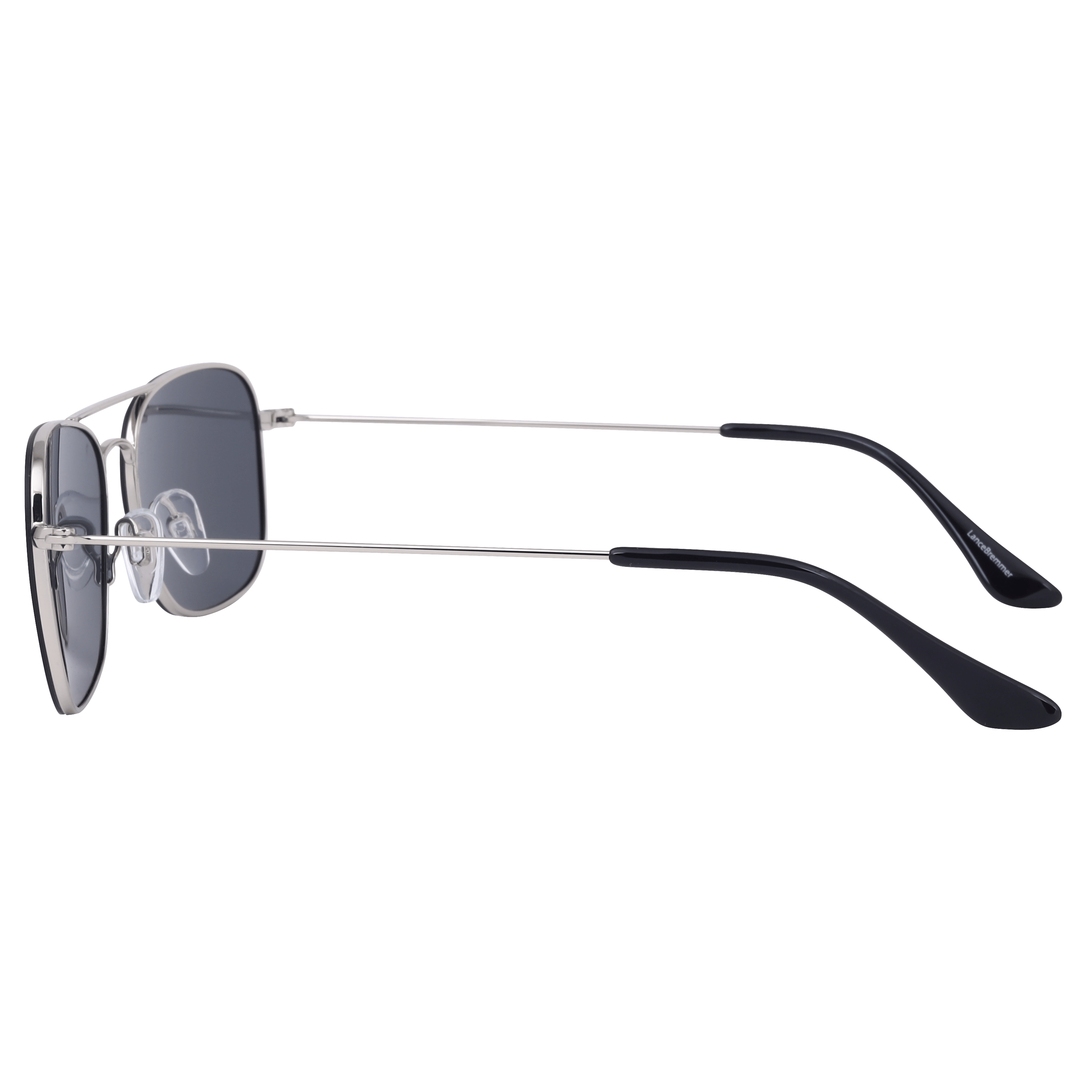 Lancebremmer S912 Sunglass Gun Metal Unisex Full Metal Sunglass — Gun Metal frame — view 3