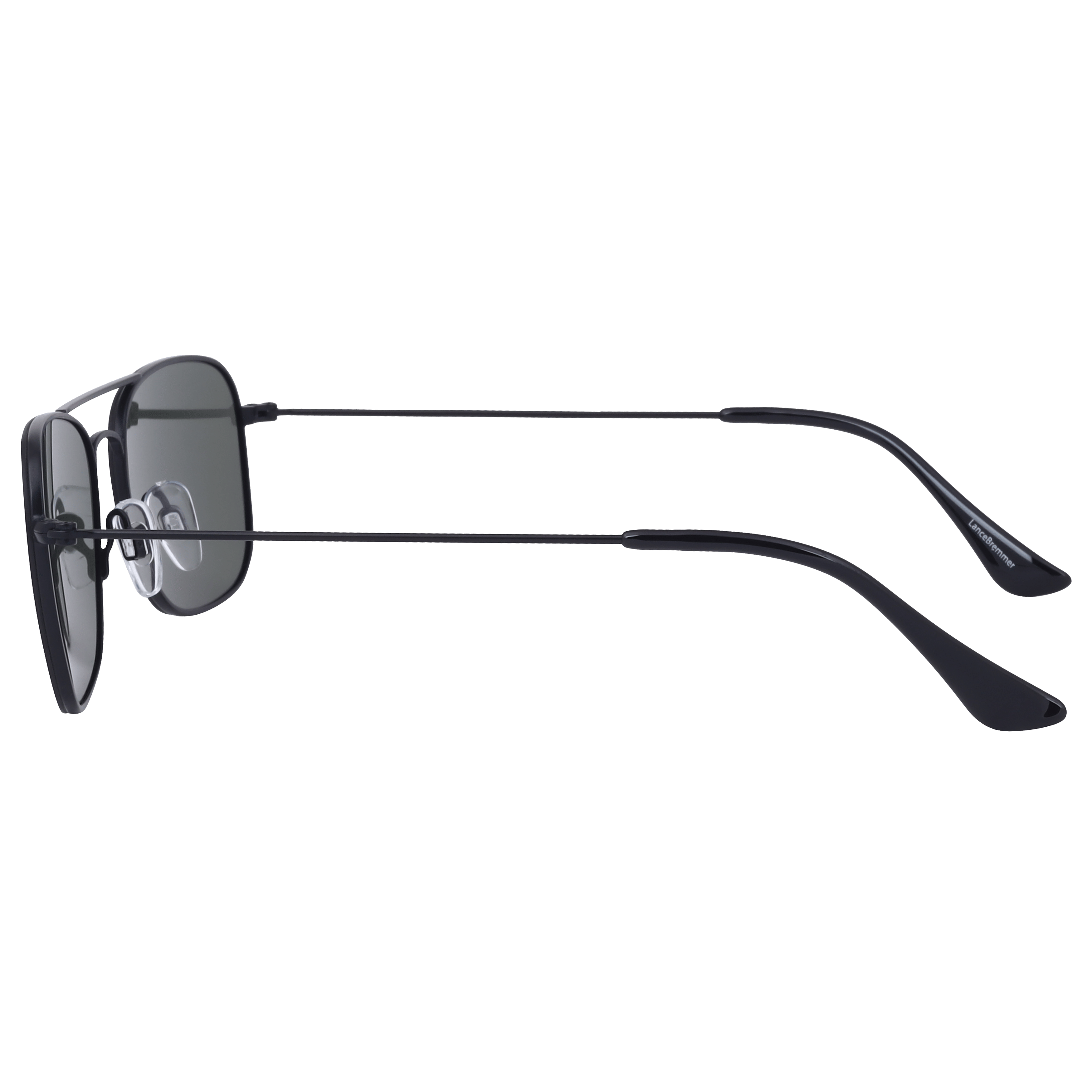 Lancebremmer S912 Sunglass Black Unisex Full Metal Sunglass — view 3