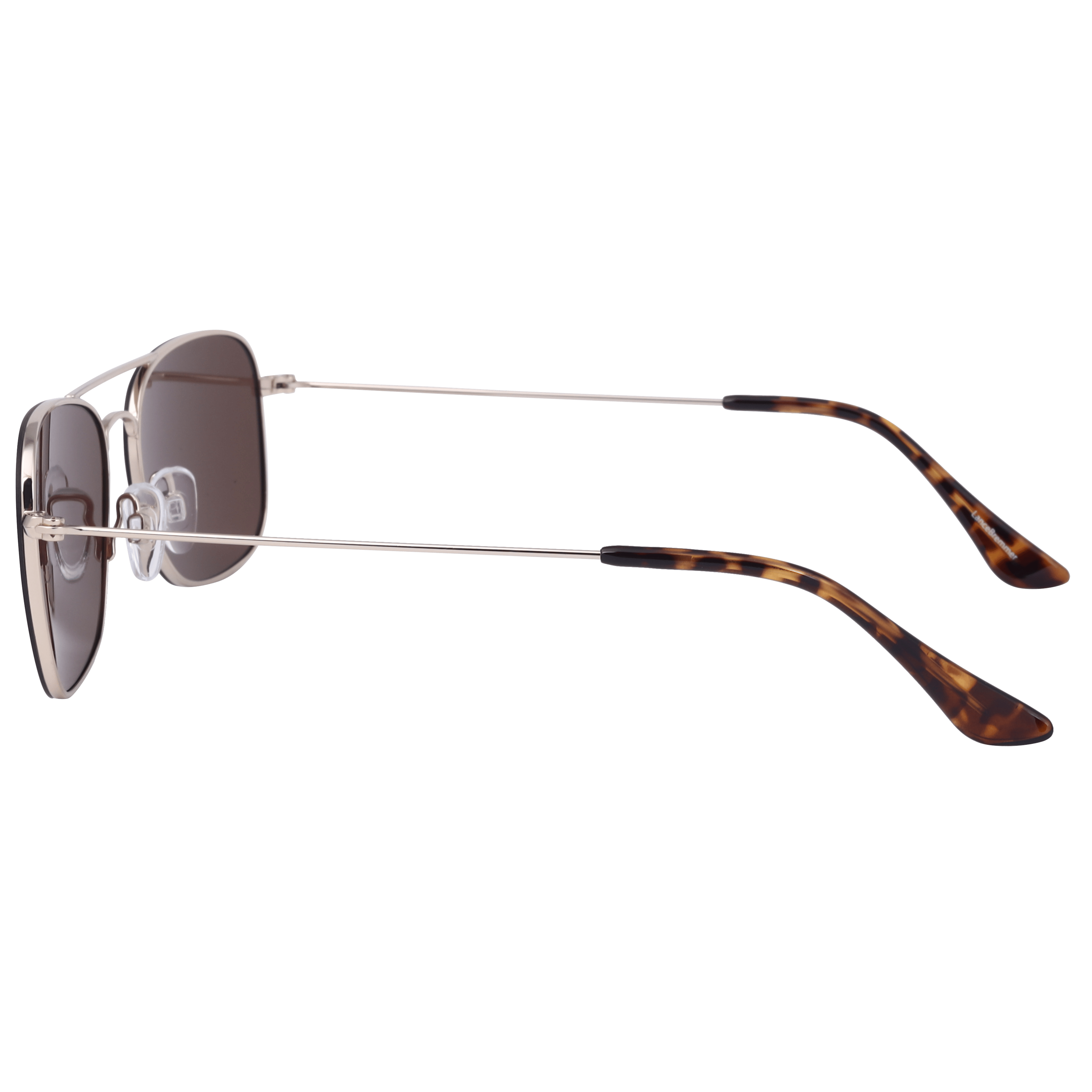 Lancebremmer S912 Sunglass Gold Unisex Full Metal Sunglass — view 3