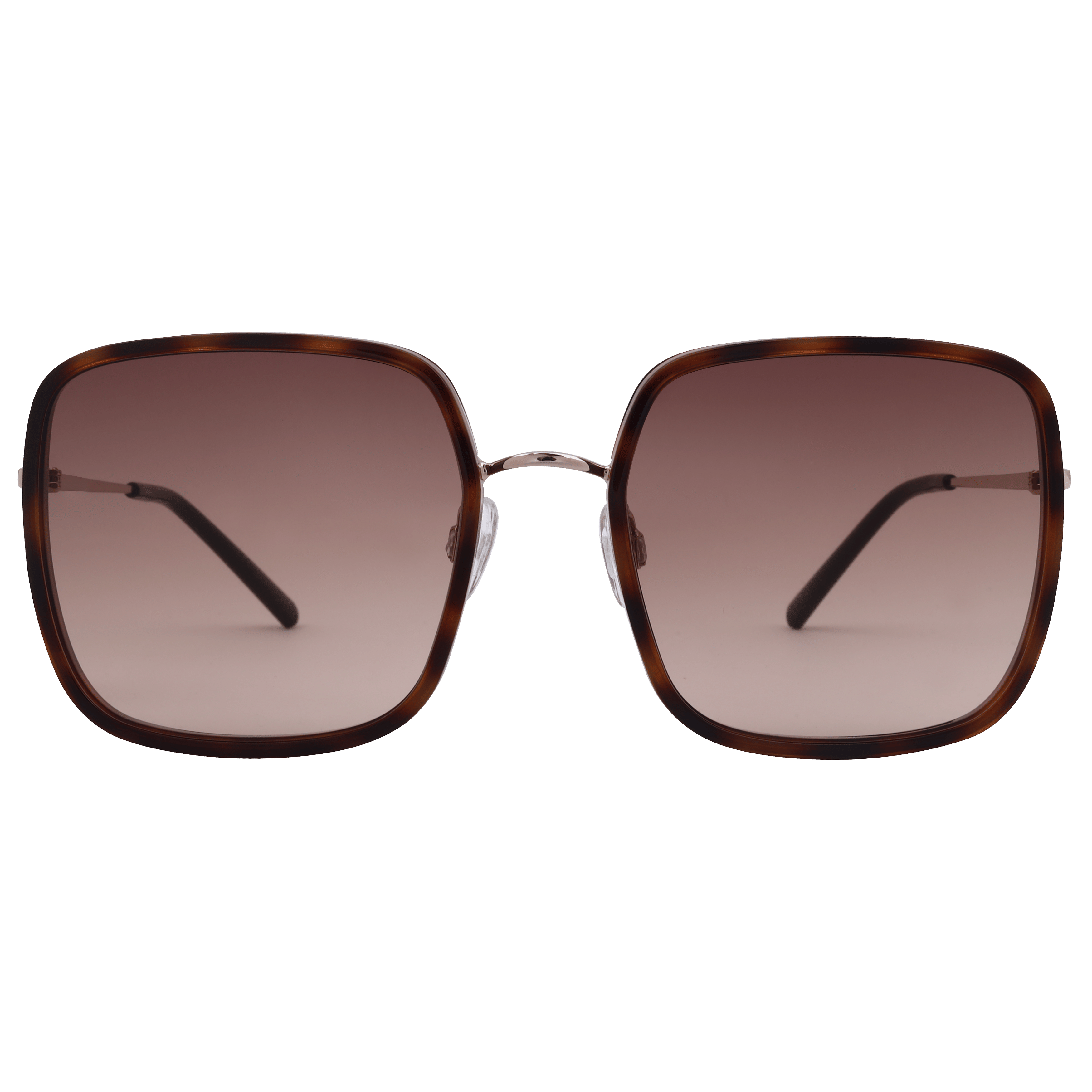 Lancebremmer S897 Sunglass Tortoise Female Full Metal Sunglass — Tortoise frame — view 2