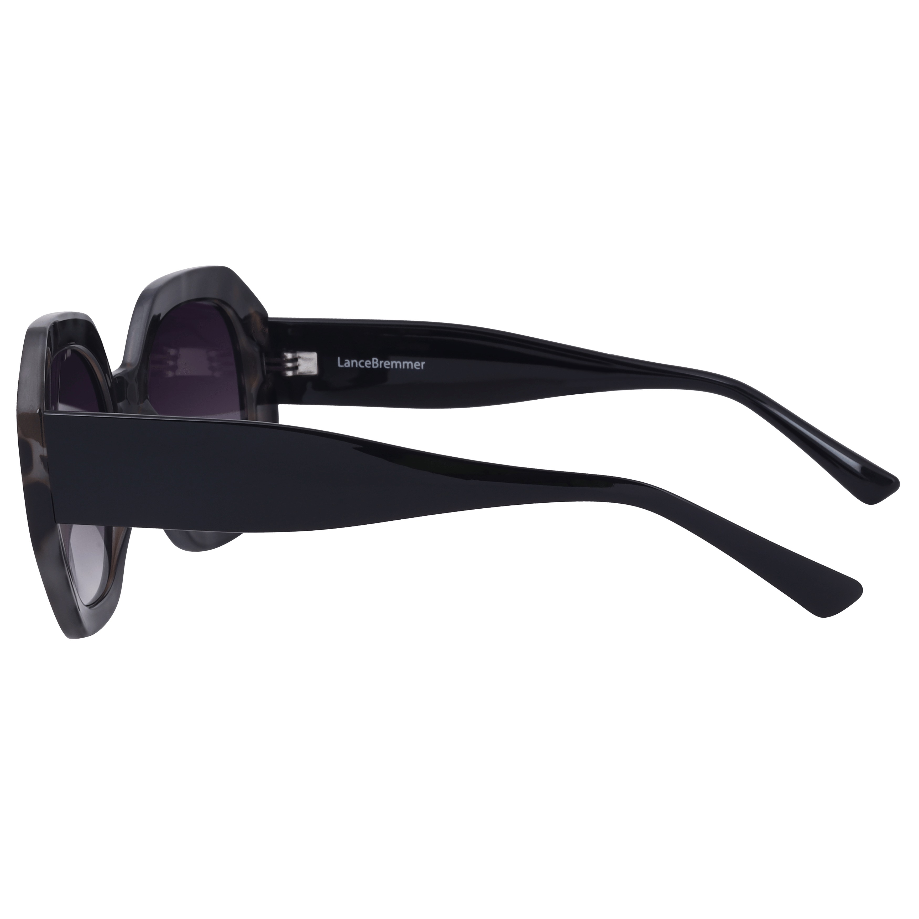 Lancebremmer S911 Sunglass Black Female Full Shell Sunglass — Black frame — view 3