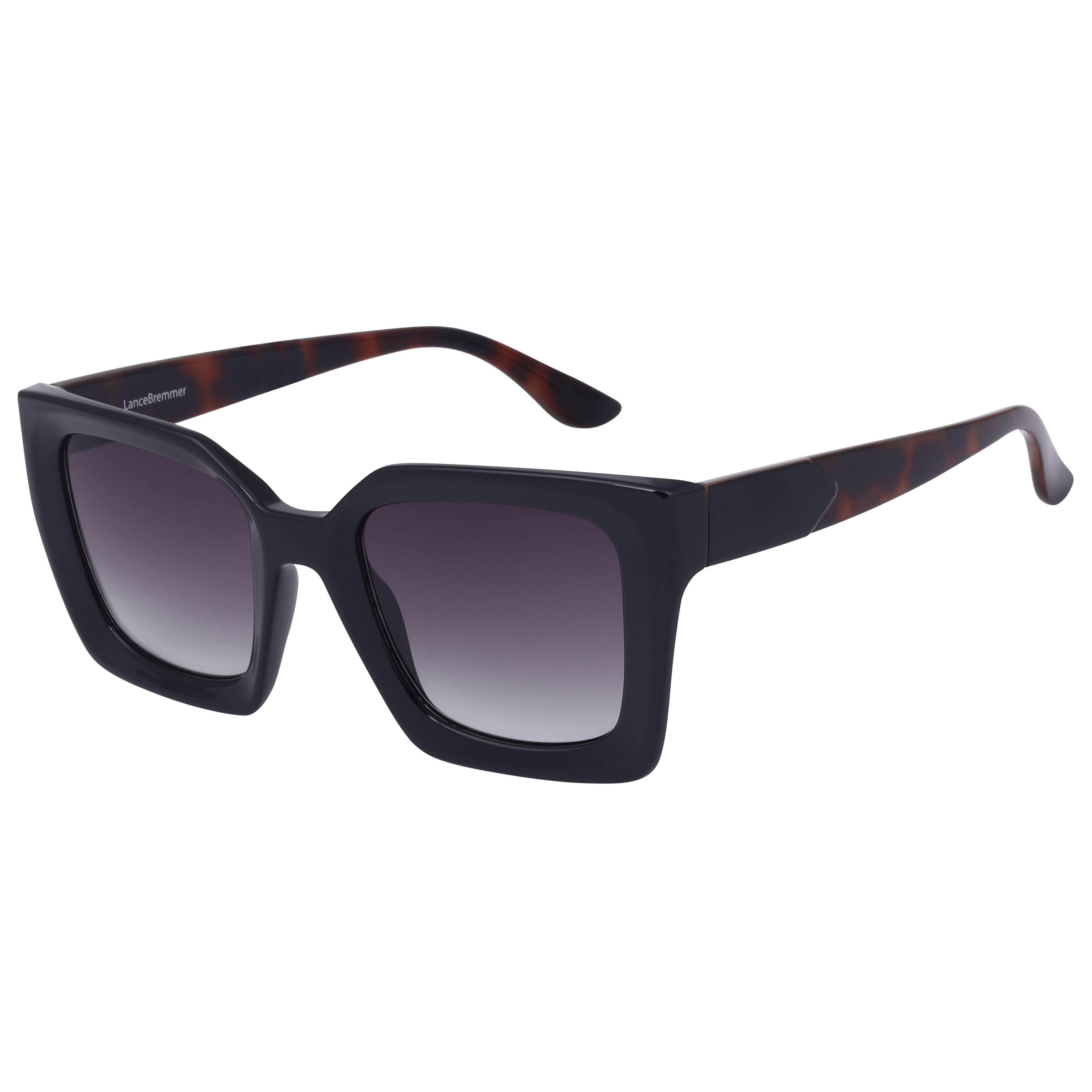 Lancebremmer S914 Sunglass Black Unisex Full Shell — Black frame