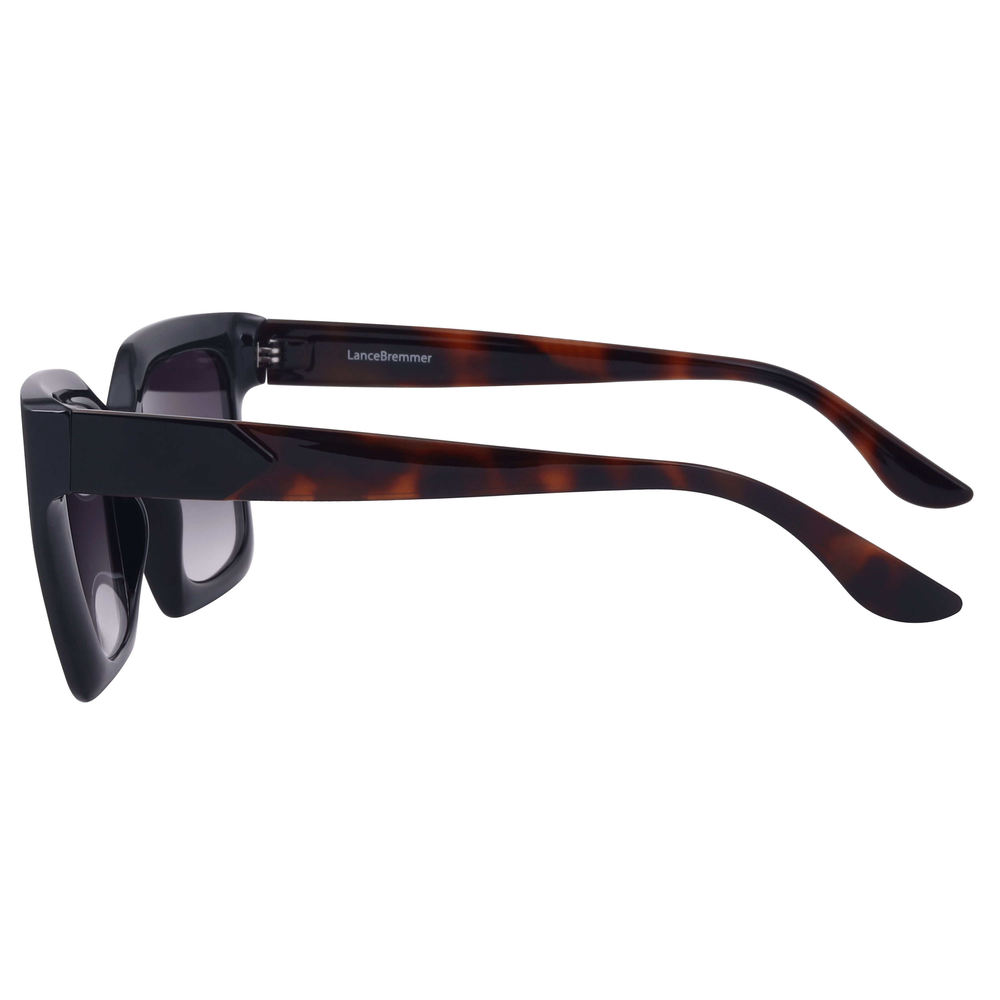 Lancebremmer S914 Sunglass Black Unisex Full Shell Sunglass — Black frame — view 3