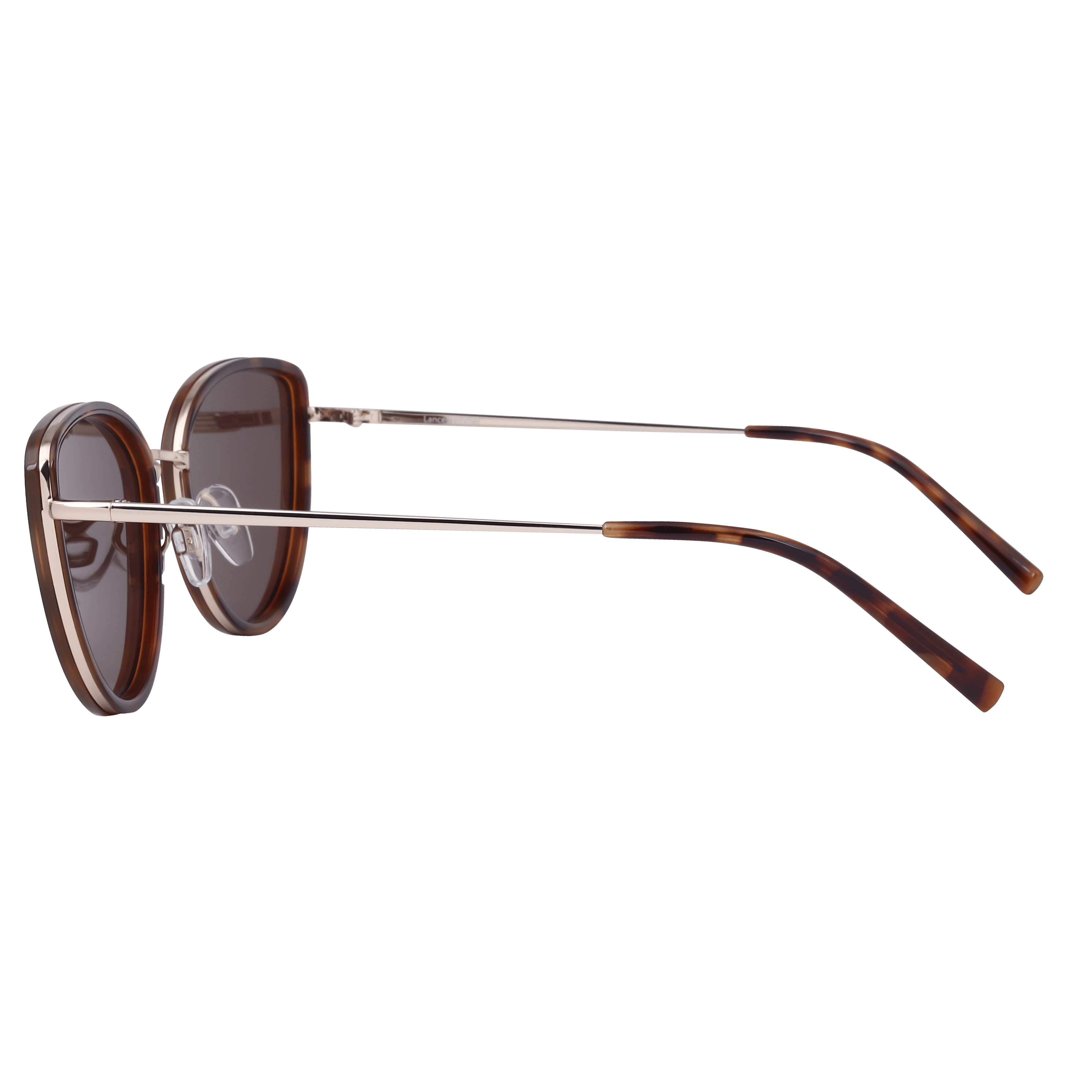 Lancebremmer S898 Sunglass Tortoise Female Full Metal Sunglass — view 3