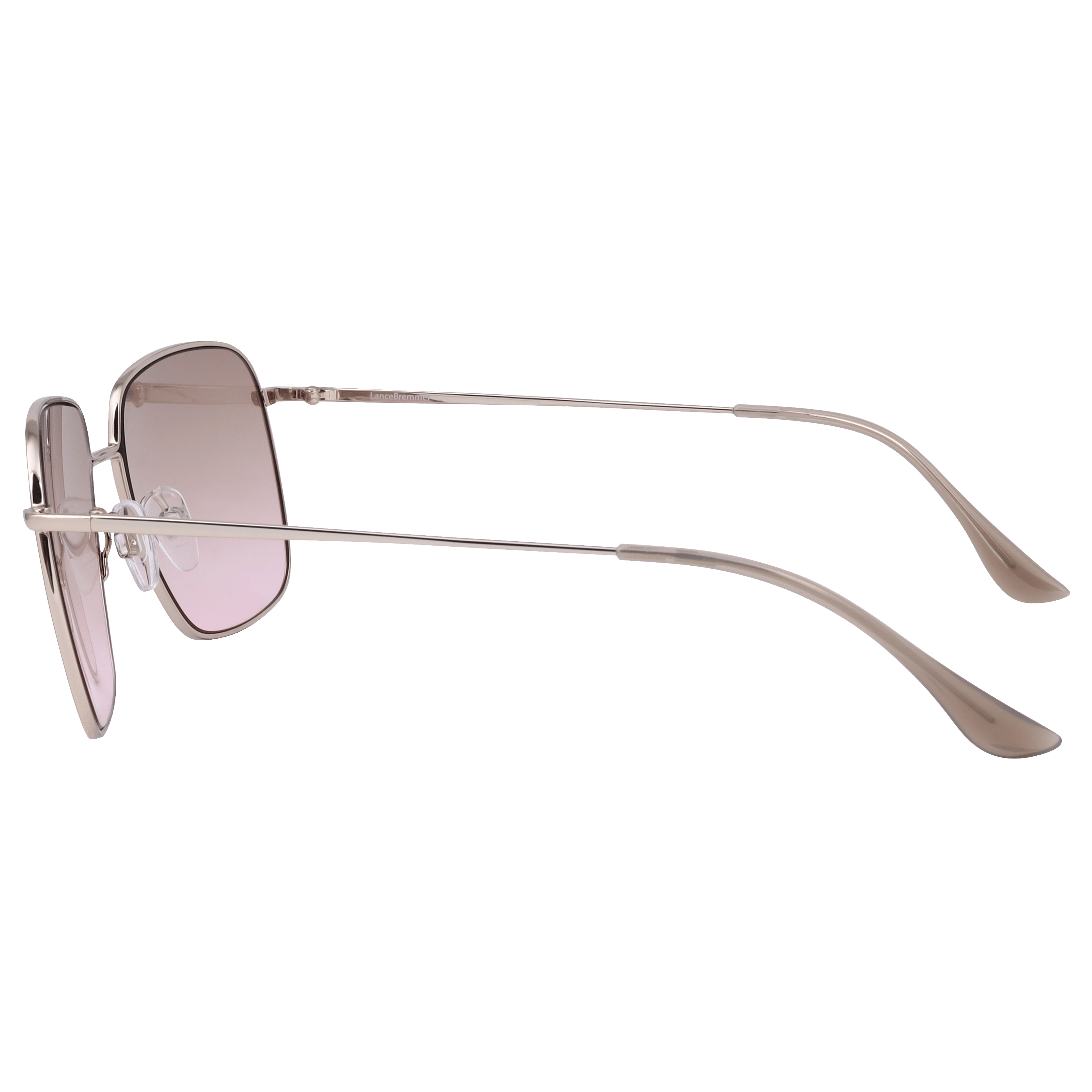 Lancebremmer S80975 Sunglass Gold Female Full Metal Sunglass — Gold frame — view 3