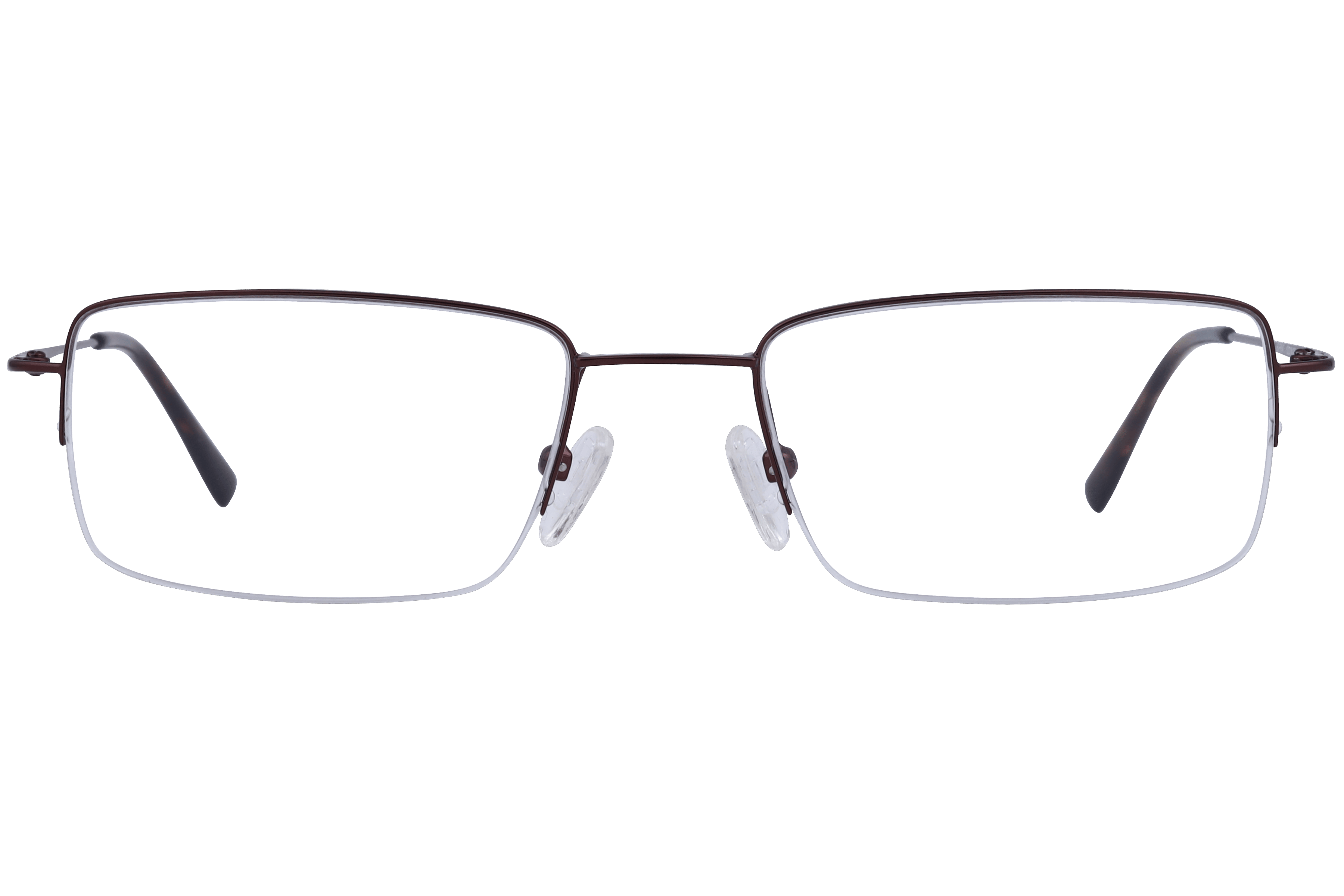 Lancebremmer 6547 Frame Brown Unisex Supra Metal Frame — Brown frame — view 2