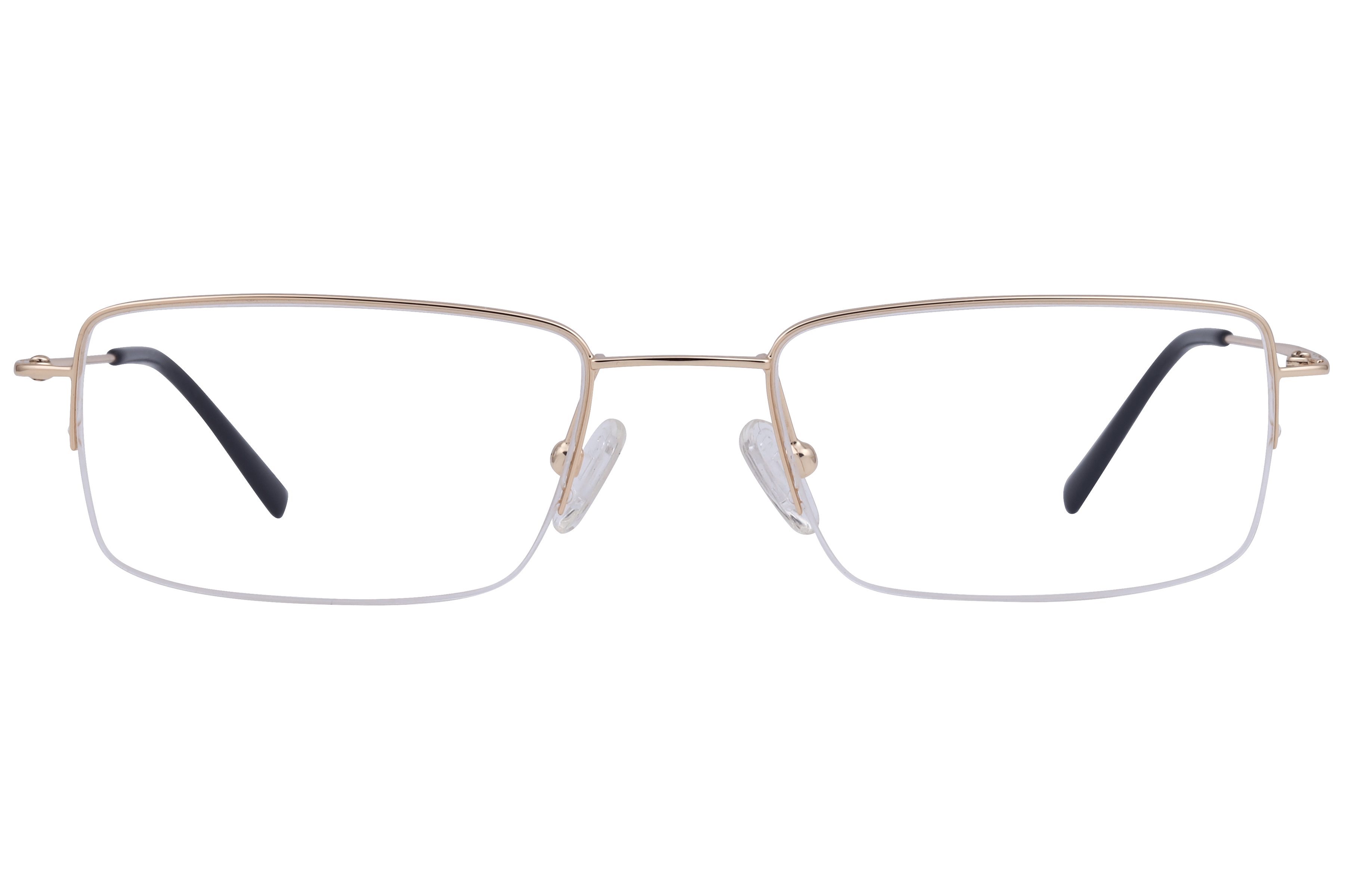 Lancebremmer 6547 Frame Gold Unisex Supra Metal Frame — Gold frame — view 2