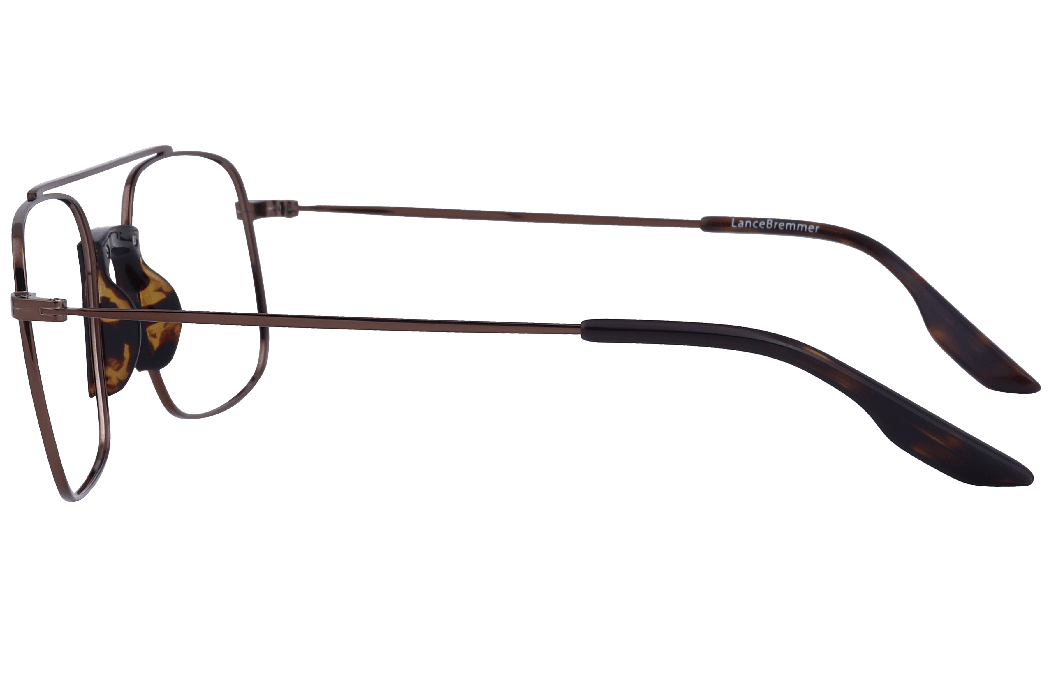Lancebremmer 6560 Frame Brown Male Full Metal Frame — Brown frame — view 3
