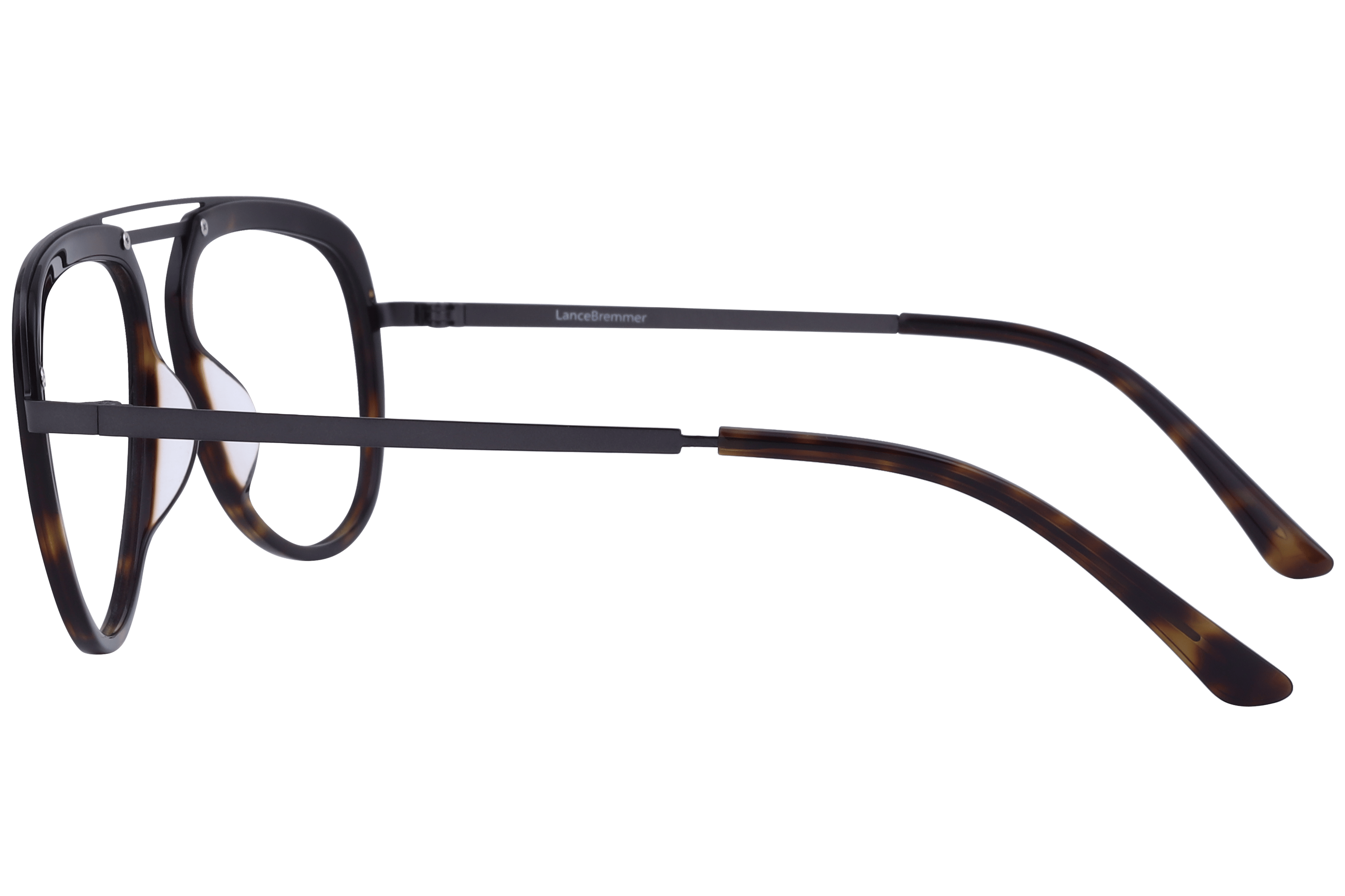 Lancebremmer 9738 Frame Tortoise Male Full Metal Frame — Tortoise frame — view 3