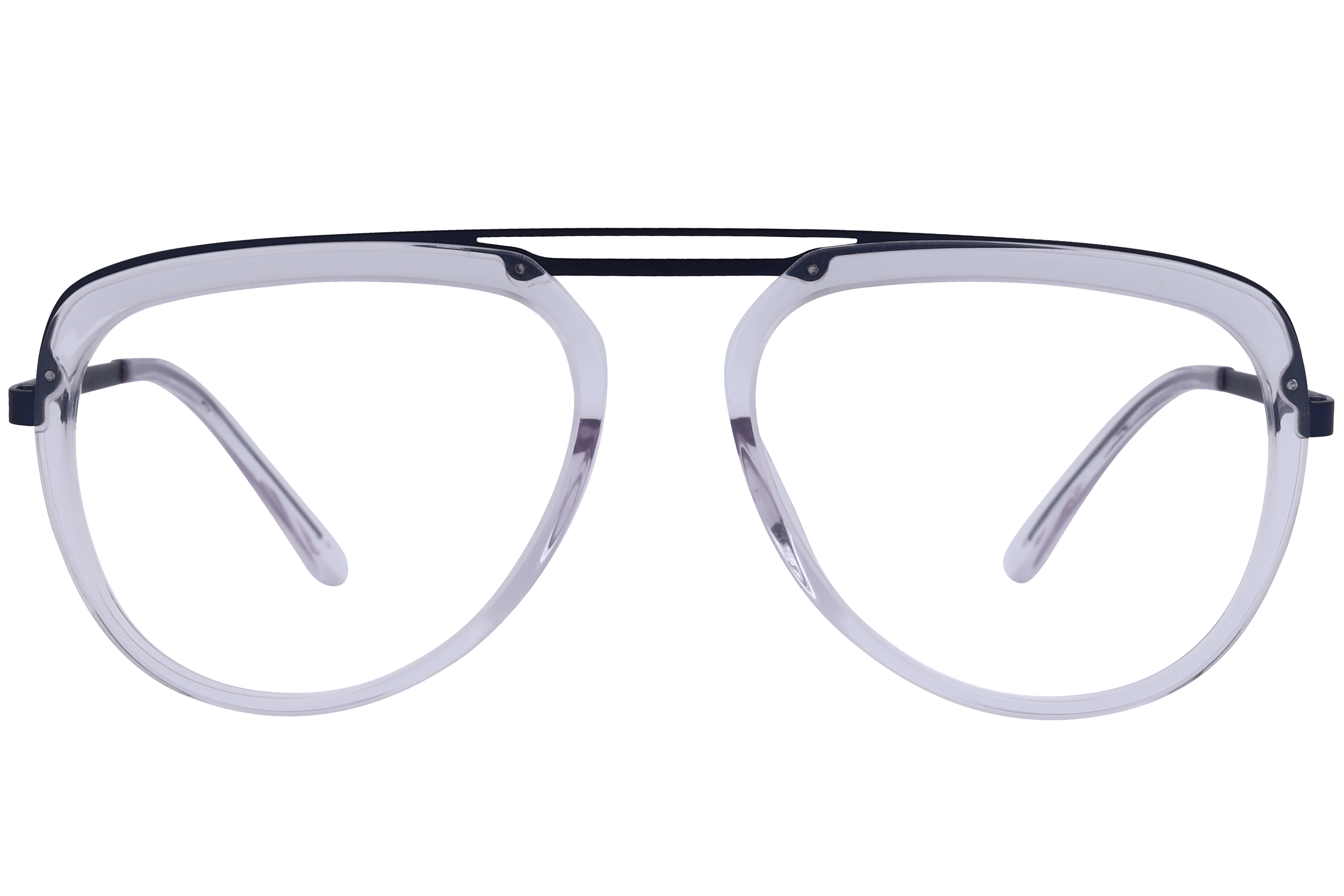 Lancebremmer 9738 Frame Transparent Male Full Metal Frame — Transparent frame — view 2