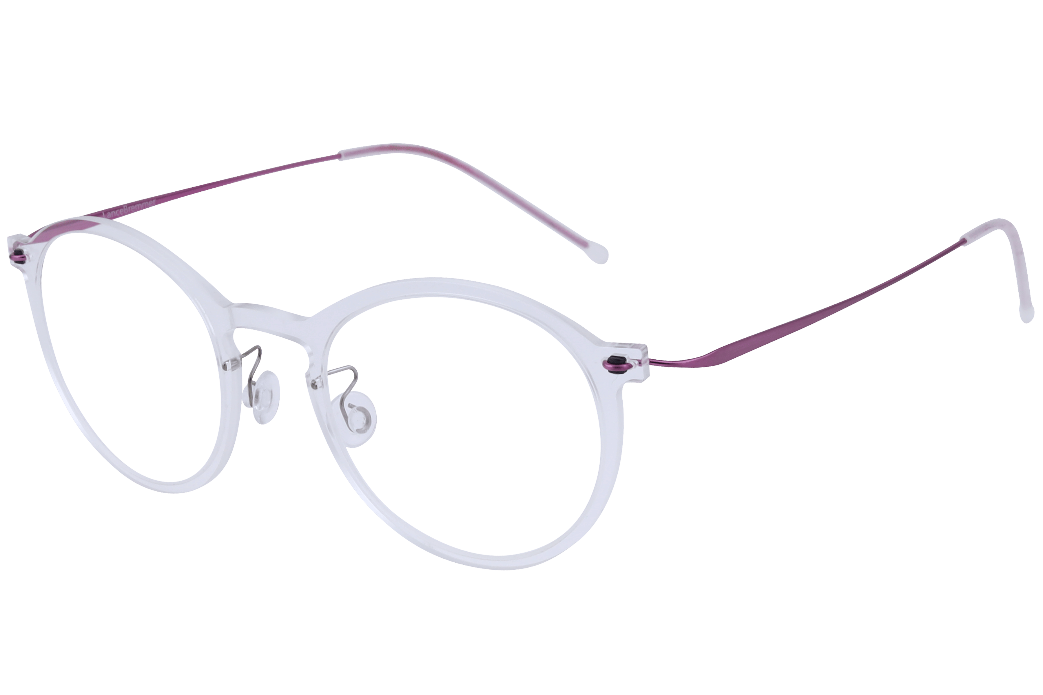 Lancebremmer 9829 Frame Transparent Unisex Full Metal — Transparent frame