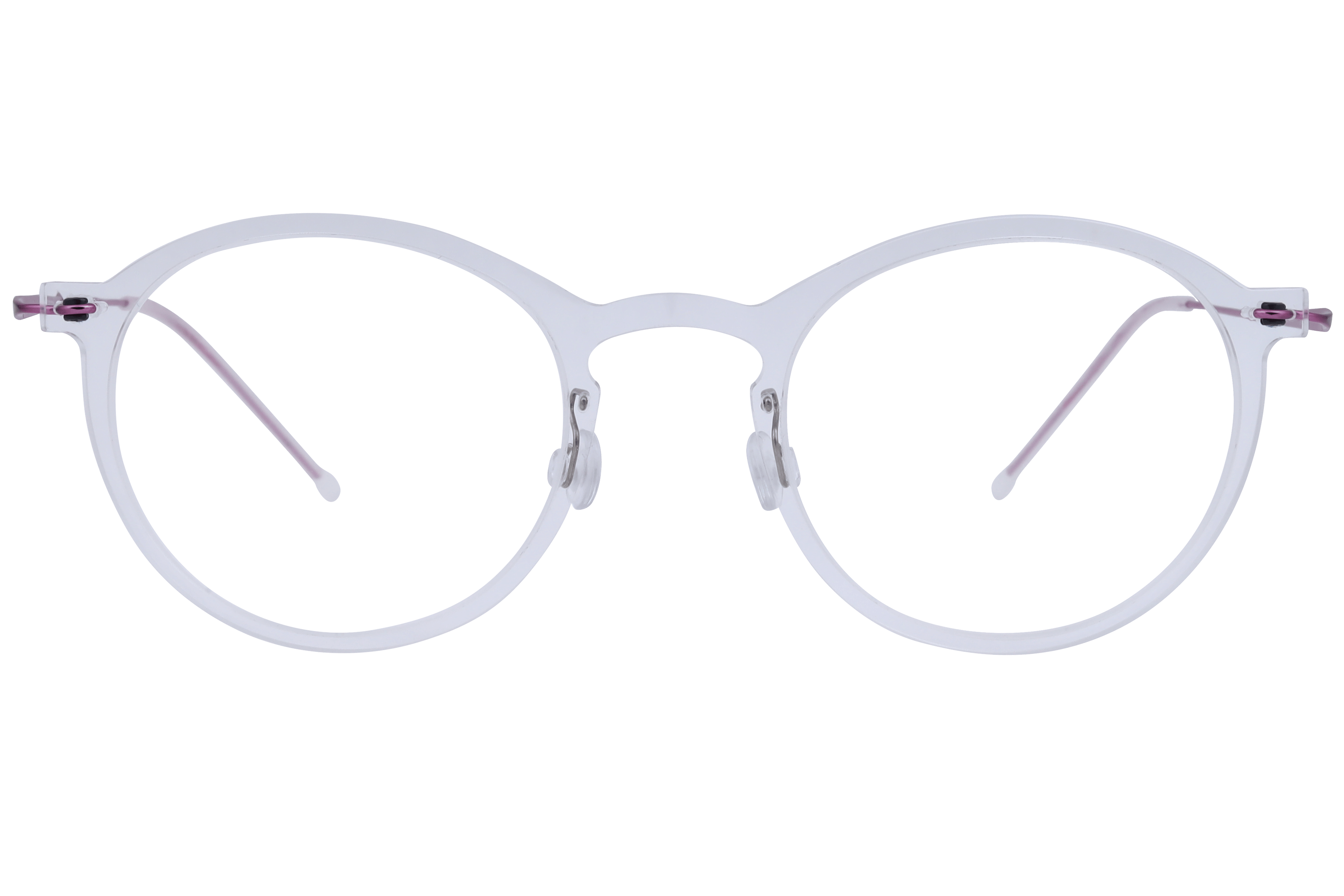 Lancebremmer 9829 Frame Transparent Unisex Full Metal Frame — Transparent frame — view 2