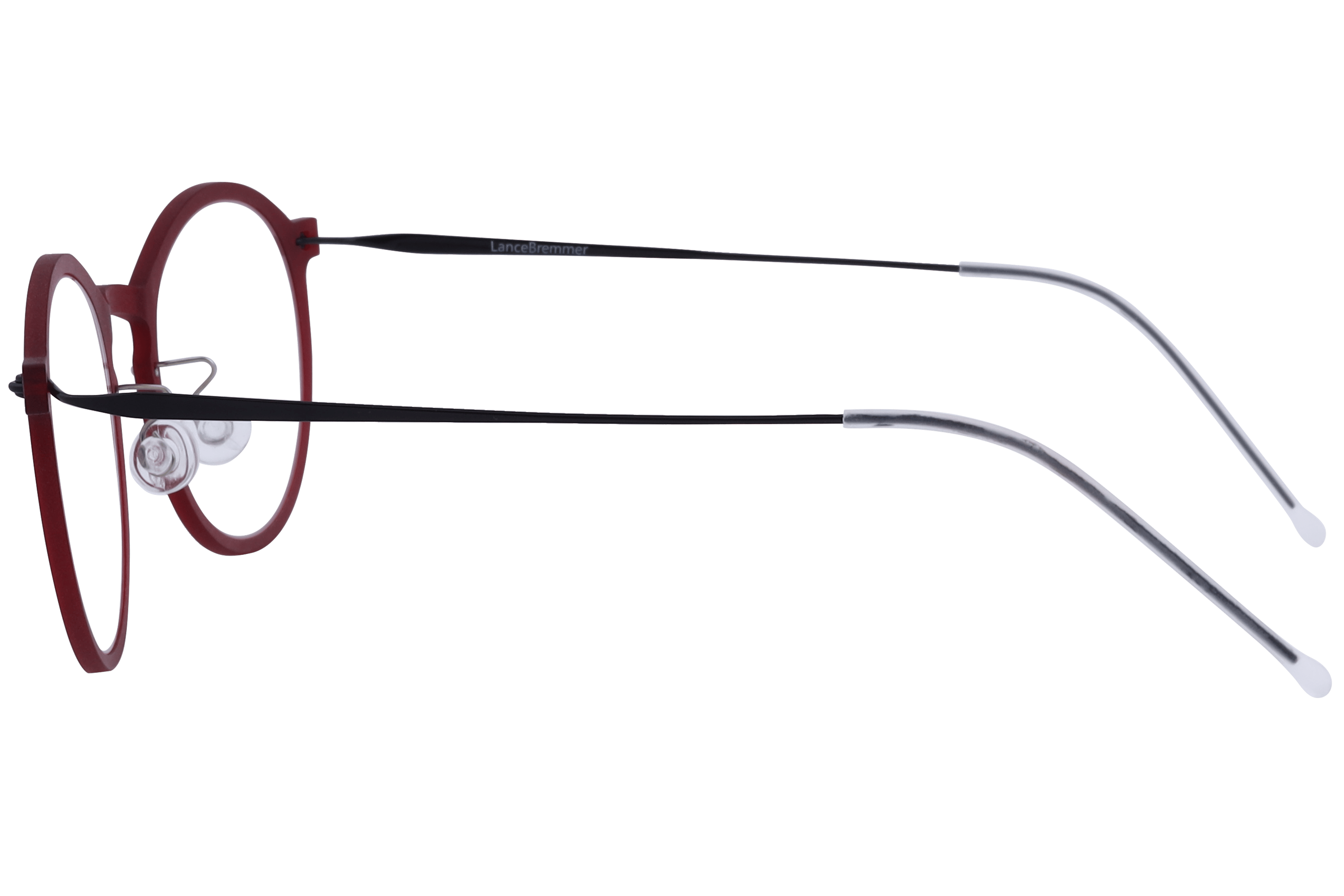 Lancebremmer 9829 Frame Maroon Unisex Full Metal Frame — Maroon frame — view 3