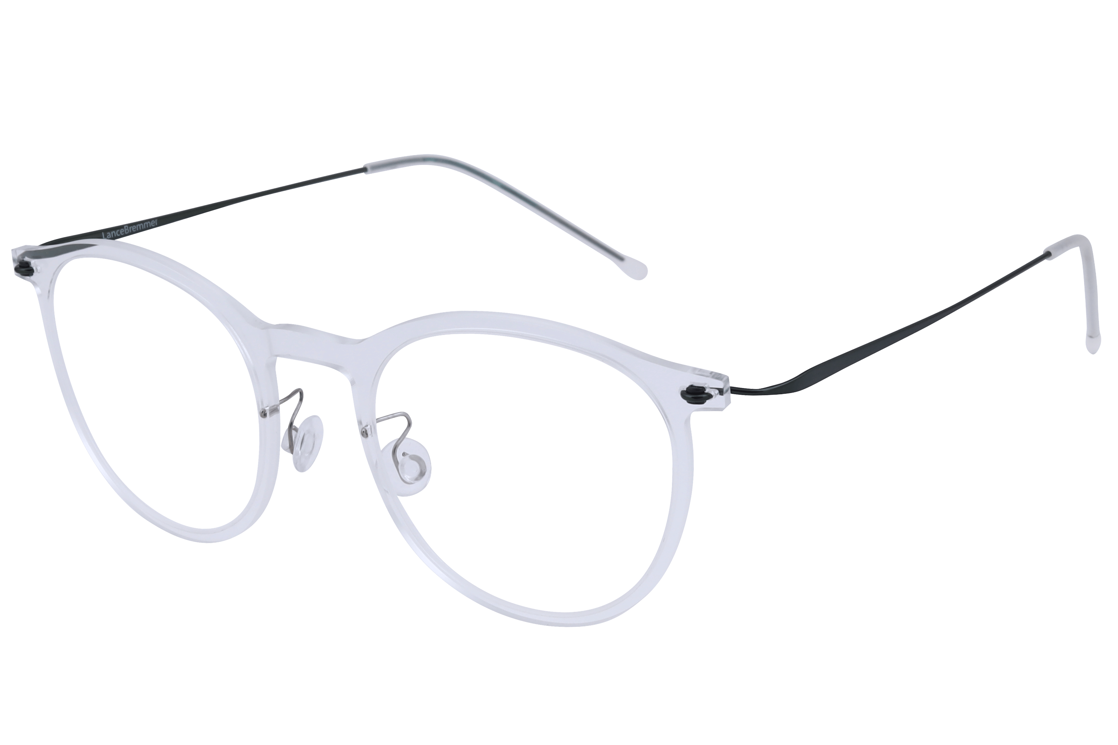 Lancebremmer 9831 Frame Transparent Unisex Full Metal — Transparent frame