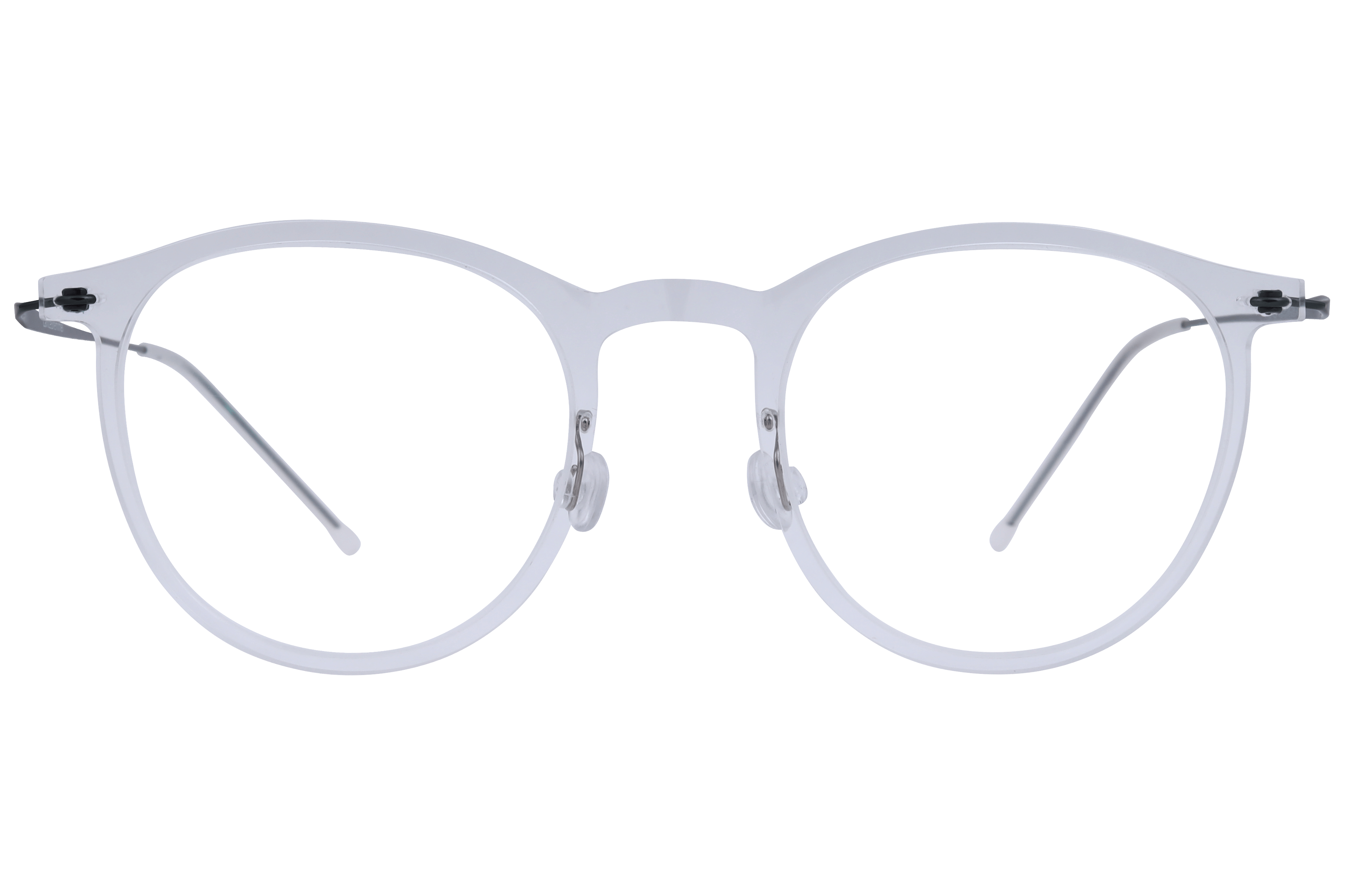 Lancebremmer 9831 Frame Transparent Unisex Full Metal Frame — Transparent frame — view 2