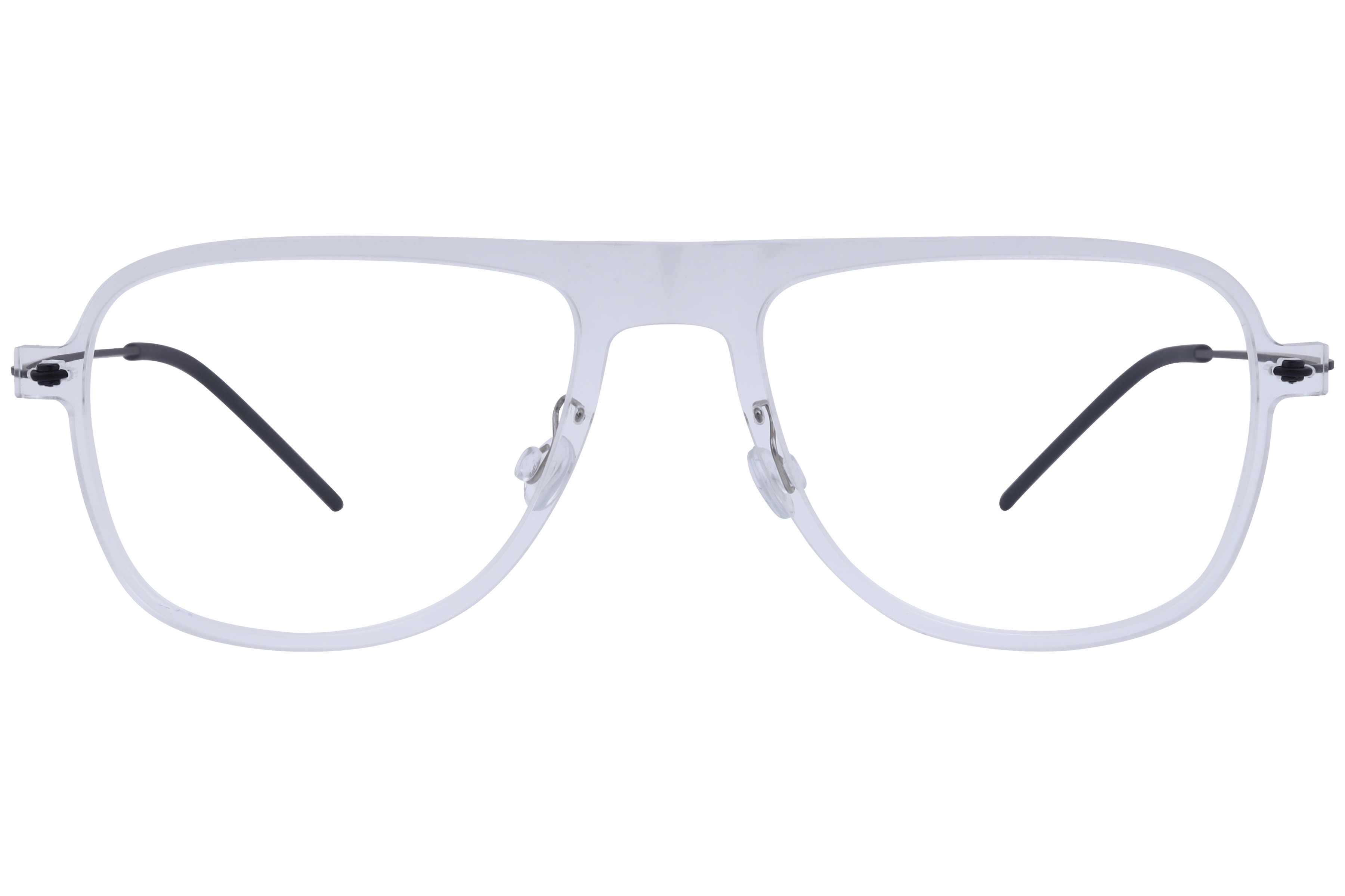Lancebremmer 9832 Frame Transparent Male Full Metal Frame — Transparent frame — view 2