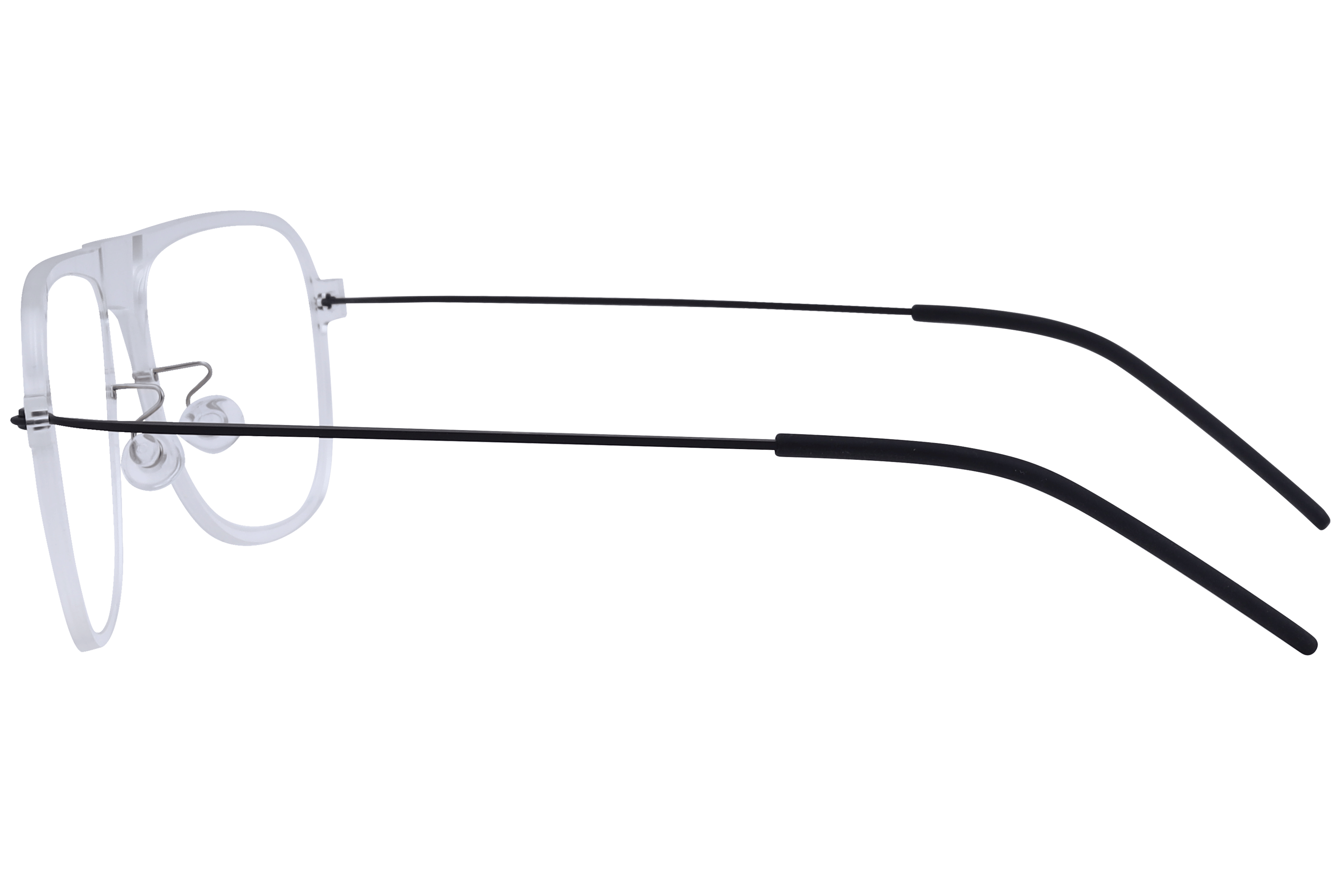Lancebremmer 9832 Frame Transparent Male Full Metal Frame — Transparent frame — view 3