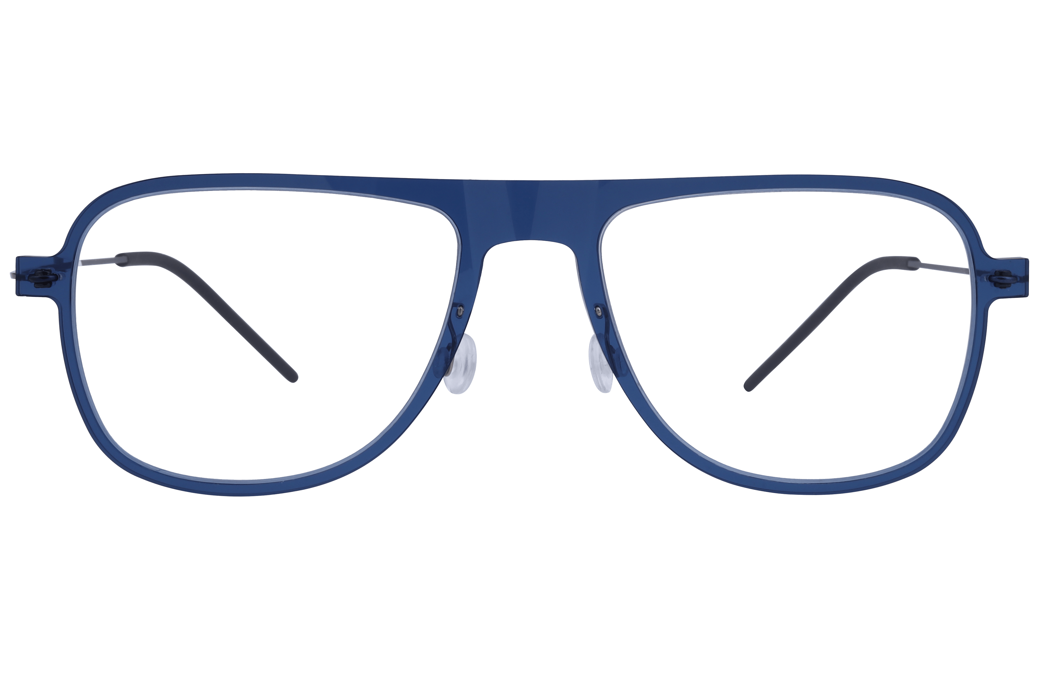 Lancebremmer 9832 Frame Transparent Blue Male Full Metal Frame — Transparent Blue frame — view 2