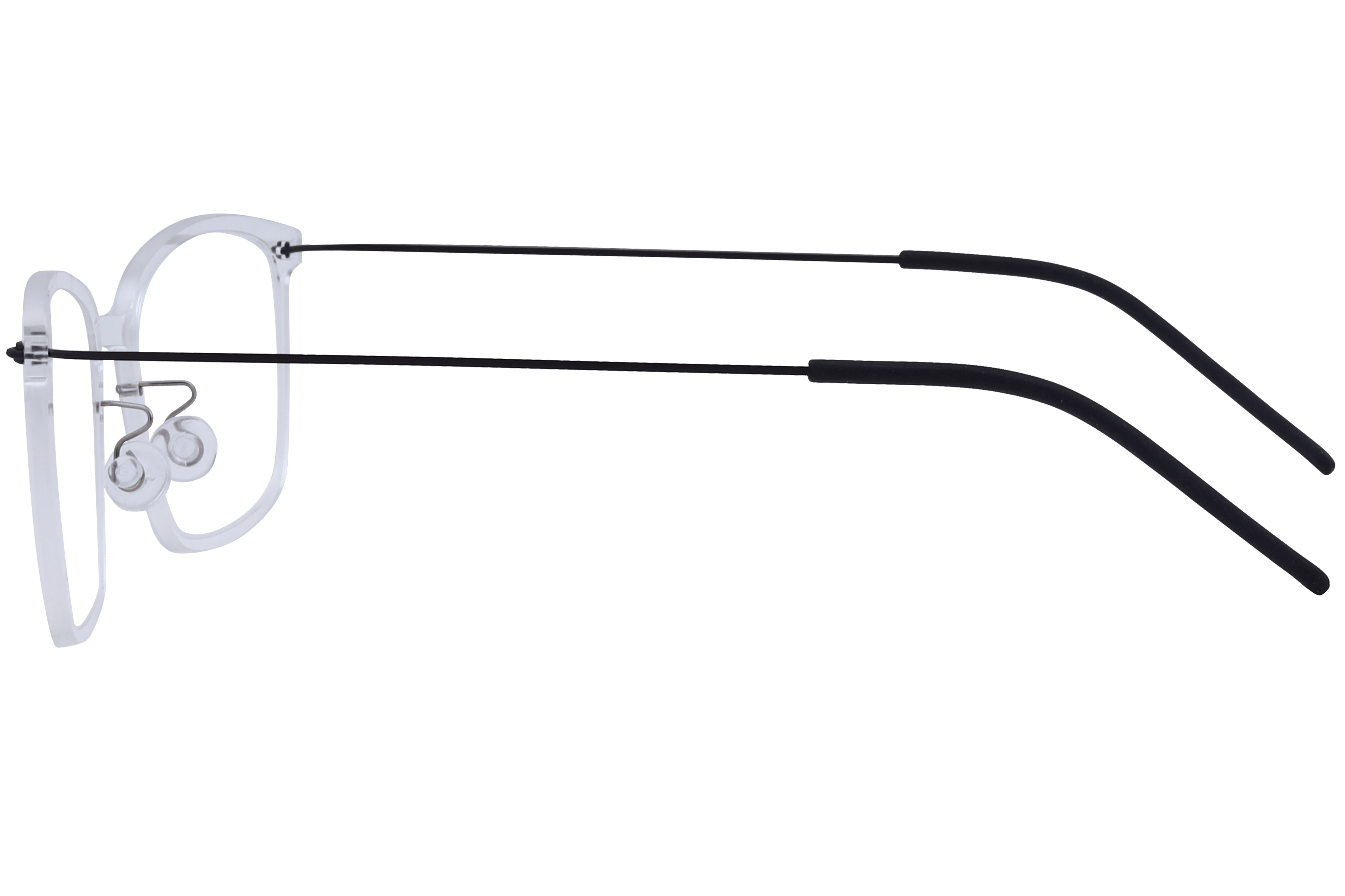 Lancebremmer 9833 Frame Transparent Male Full Metal Frame — Transparent frame — view 3