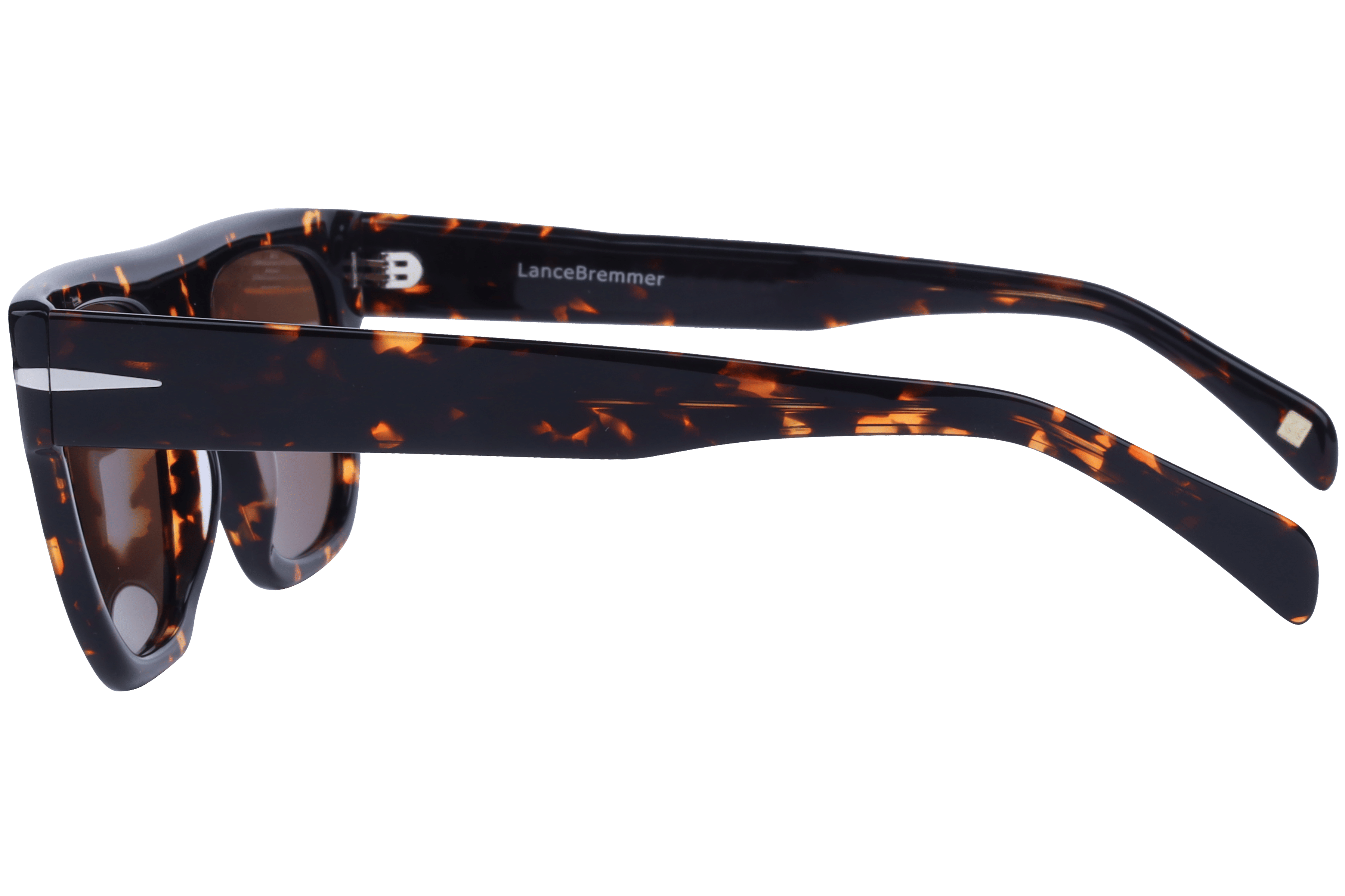 Lancebremmer AT8306 Sunglass Tortoise Male Full Shell Sunglass — Tortoise frame — view 3