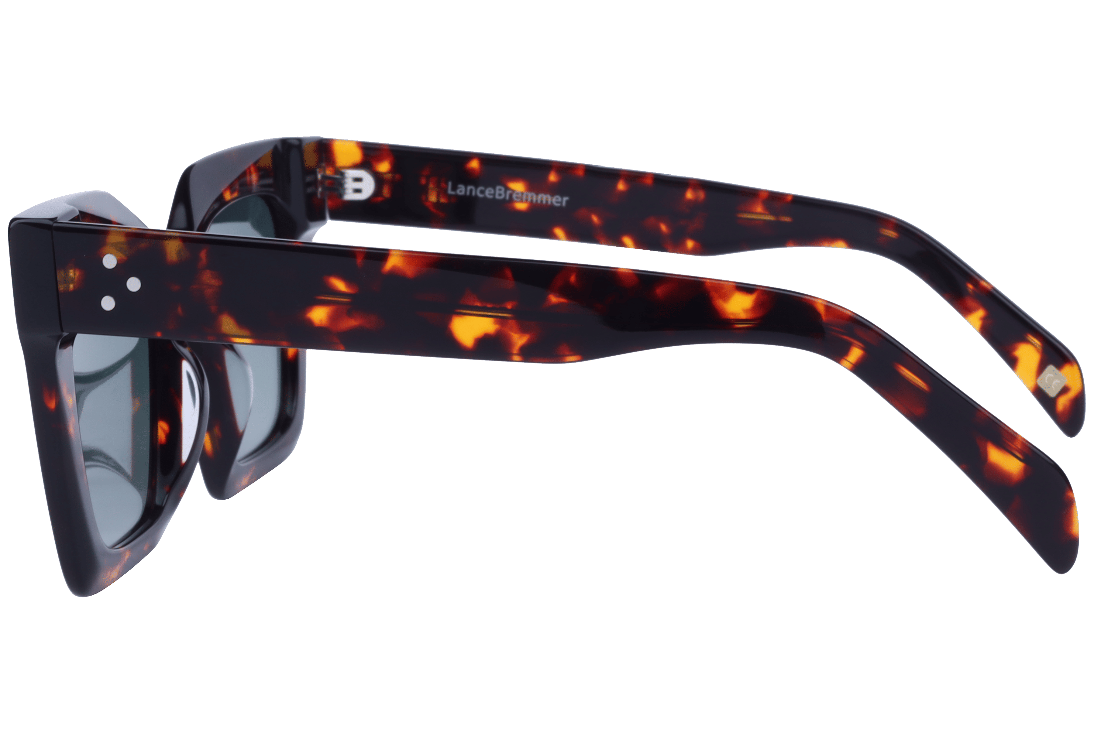 Lancebremmer AT8334 Sunglass Tortoise Female Full Shell Sunglass — Tortoise frame — view 3