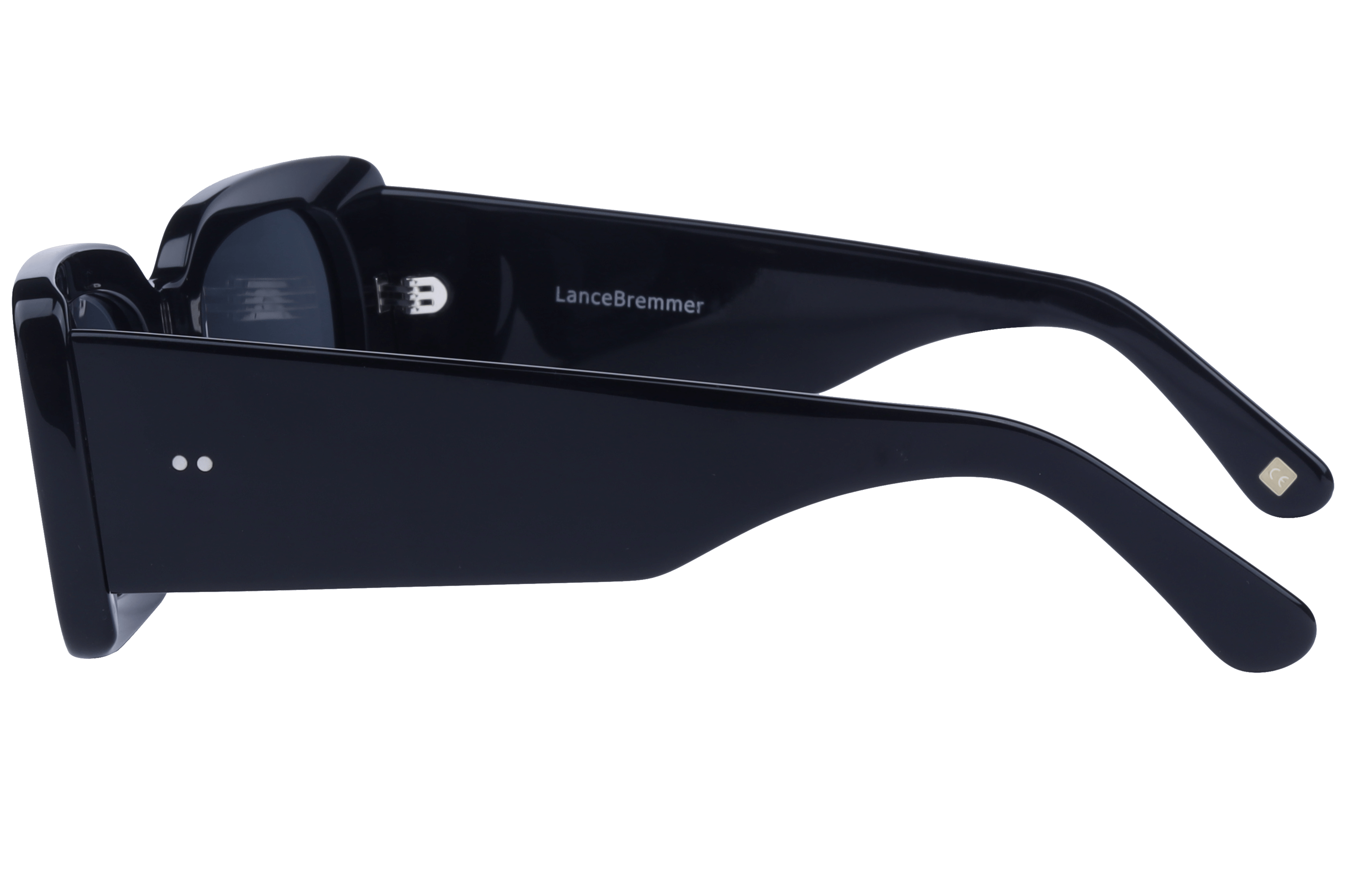 Lancebremmer AT8299 Sunglass Black Female Full Shell Sunglass — Black frame — view 3