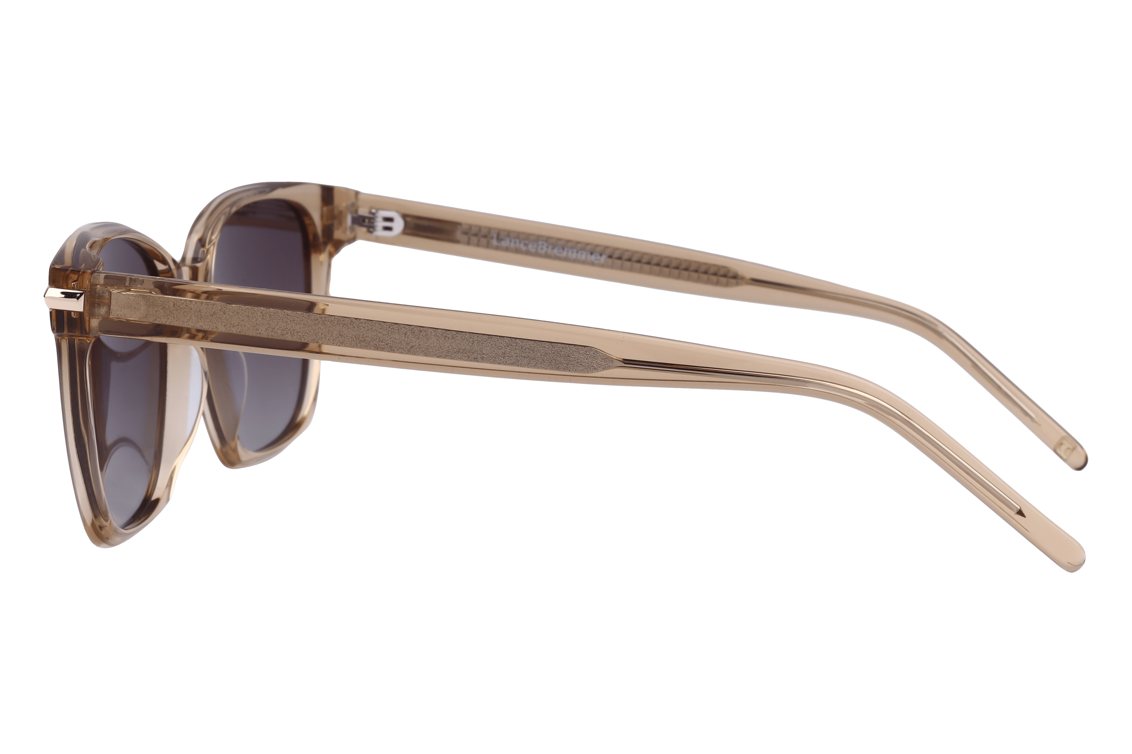 Lancebremmer AT8380 Sunglass Transparent Brown Male Full She Sunglass — view 3