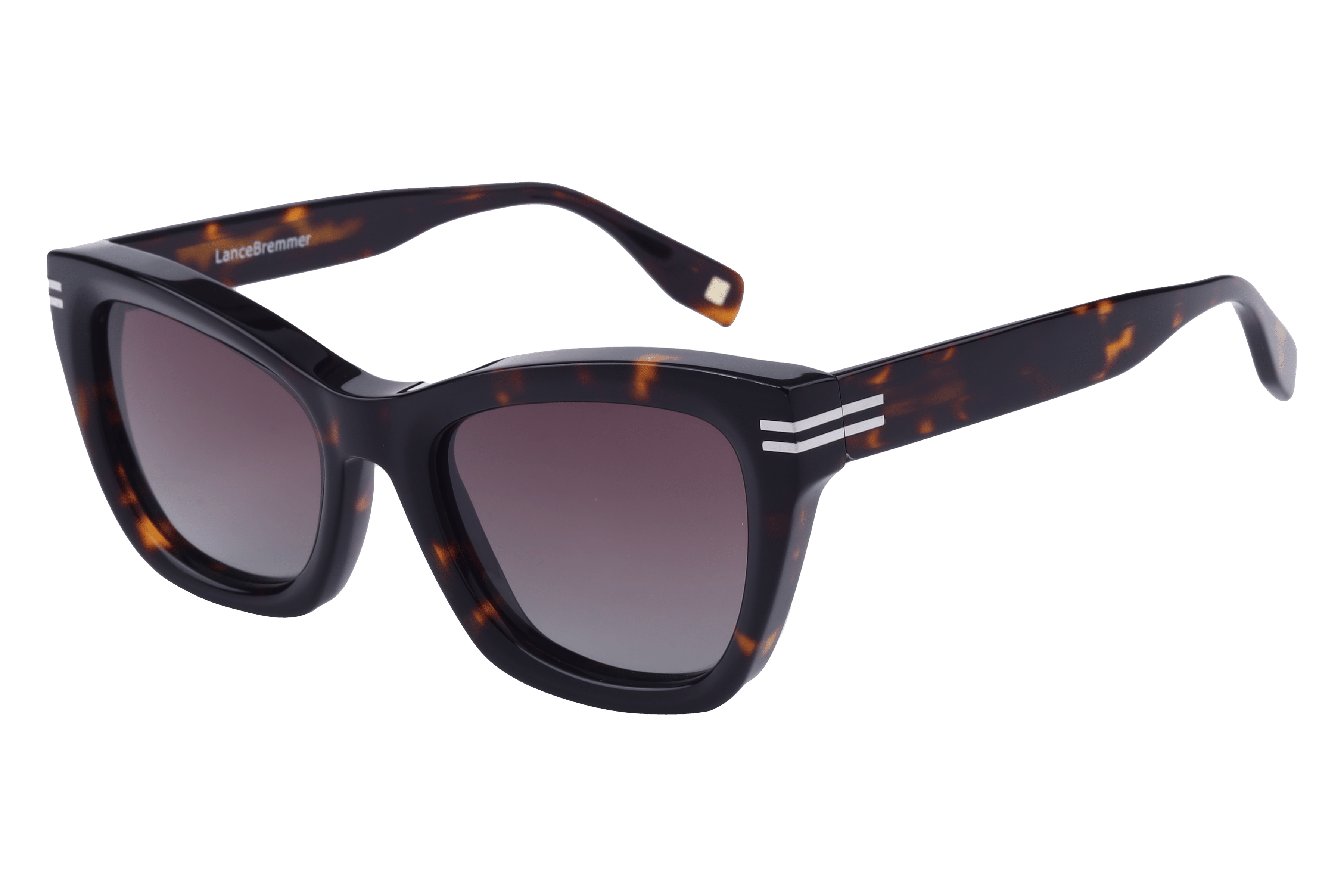 Lancebremmer AT8349 Sunglass Tortoise Female Full Shell — Black frame